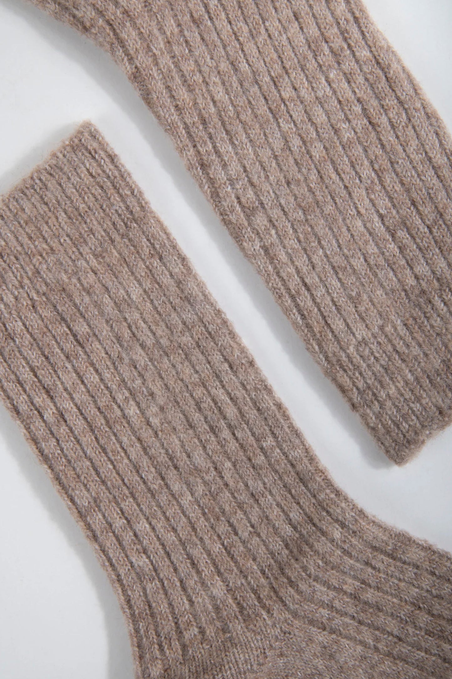 24 Colours Pukas Surf Shop brown wool socks relaxed style soft texture