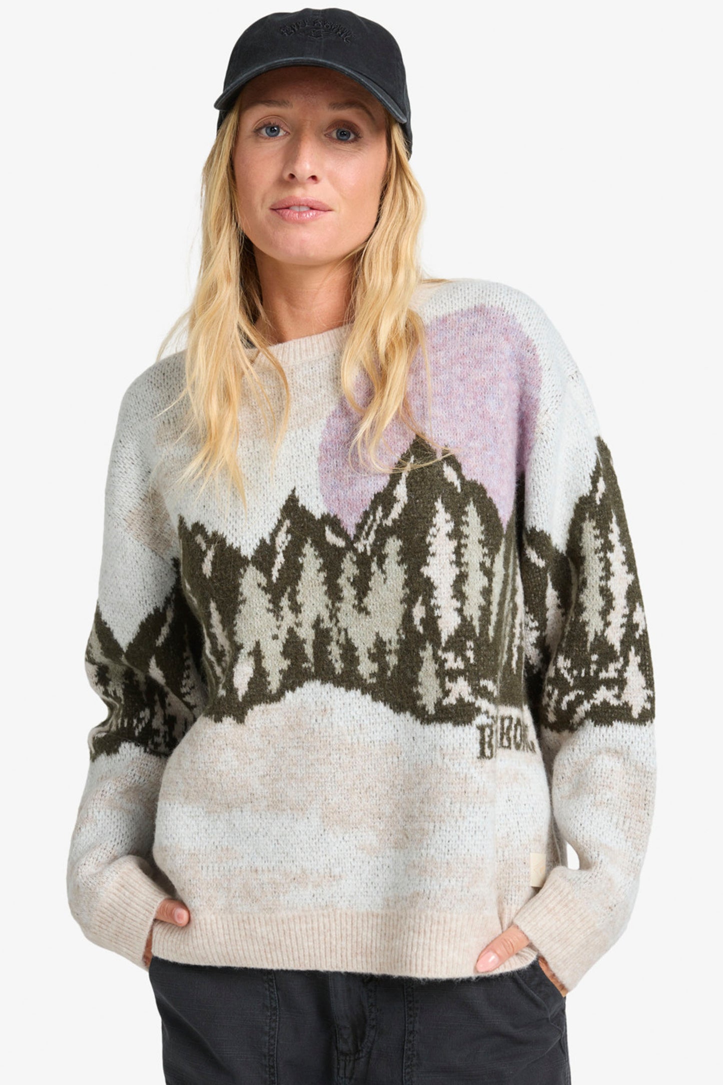 Pukas Surf Shop Billabong striped pullover soft knit relaxed fit