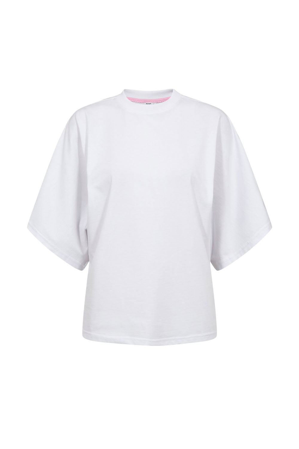 White short-sleeve t-shirt shown from the back on a clean white background.
