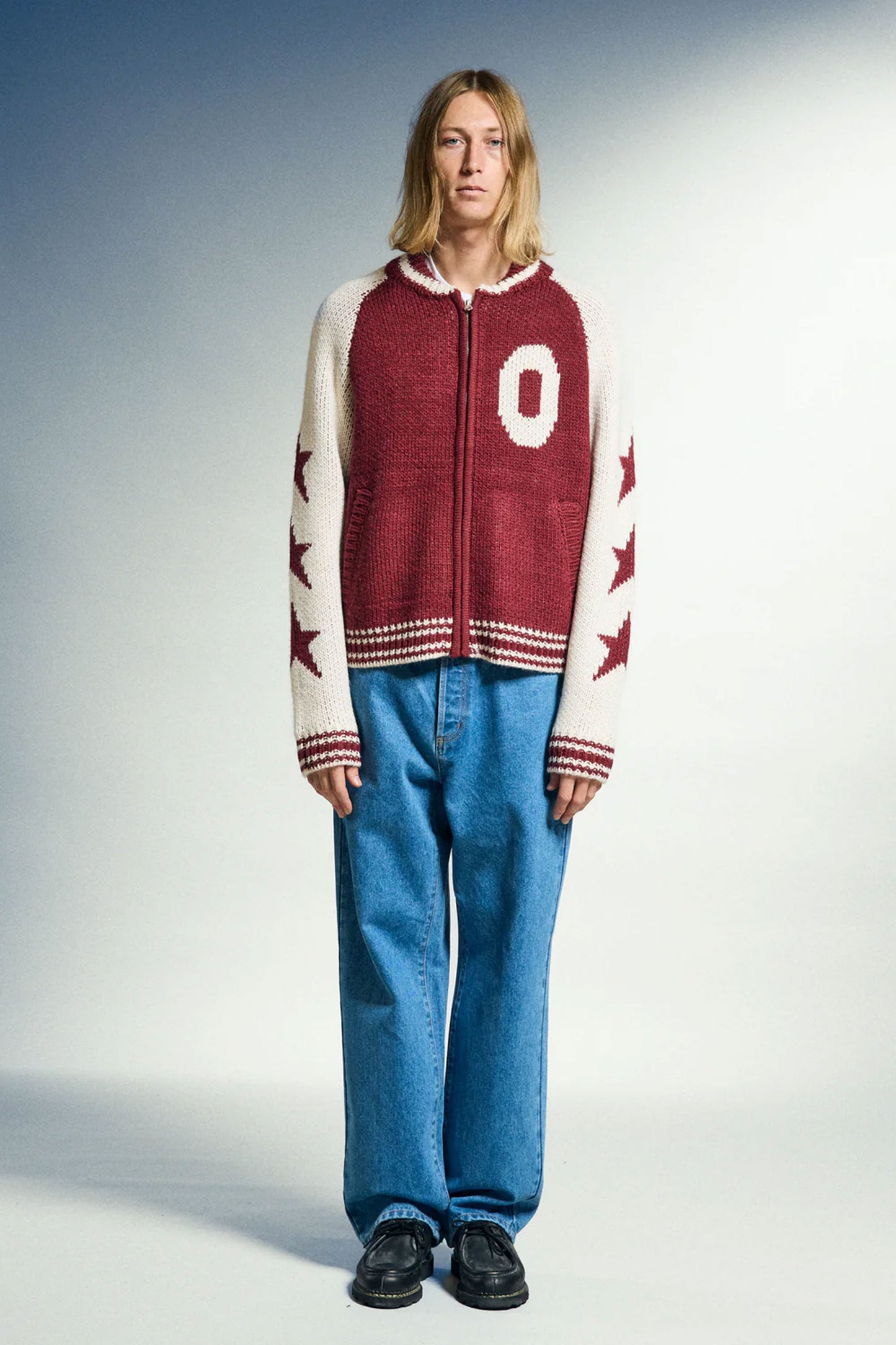 Pukas-Surf-Shop-Woman-Sweater-Obey-Int-Cowichan-Sweater-Tawny-Port-1
