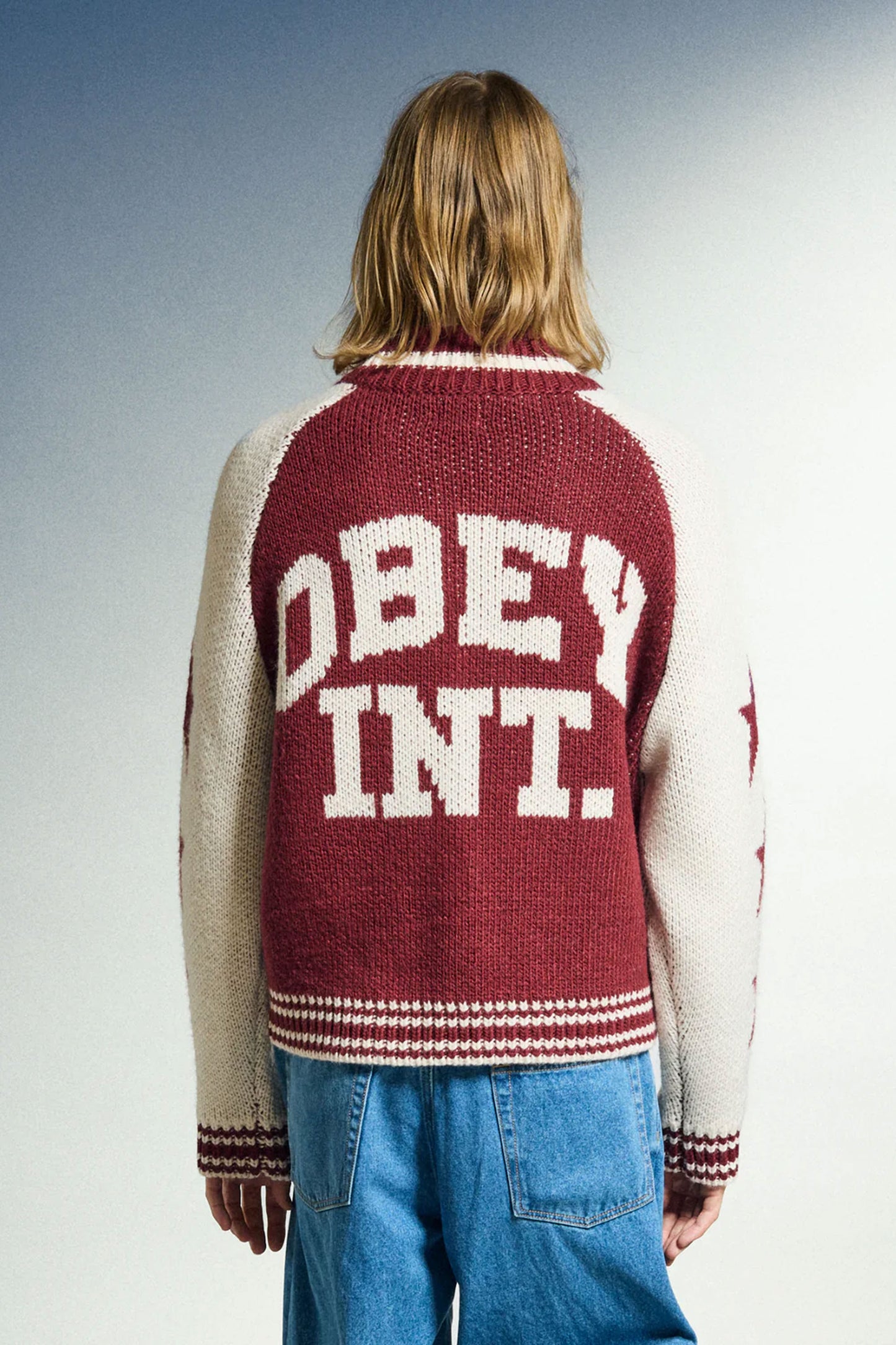 Pukas-Surf-Shop-Woman-Sweater-Obey-Int-Cowichan-Sweater-Tawny-Port-2