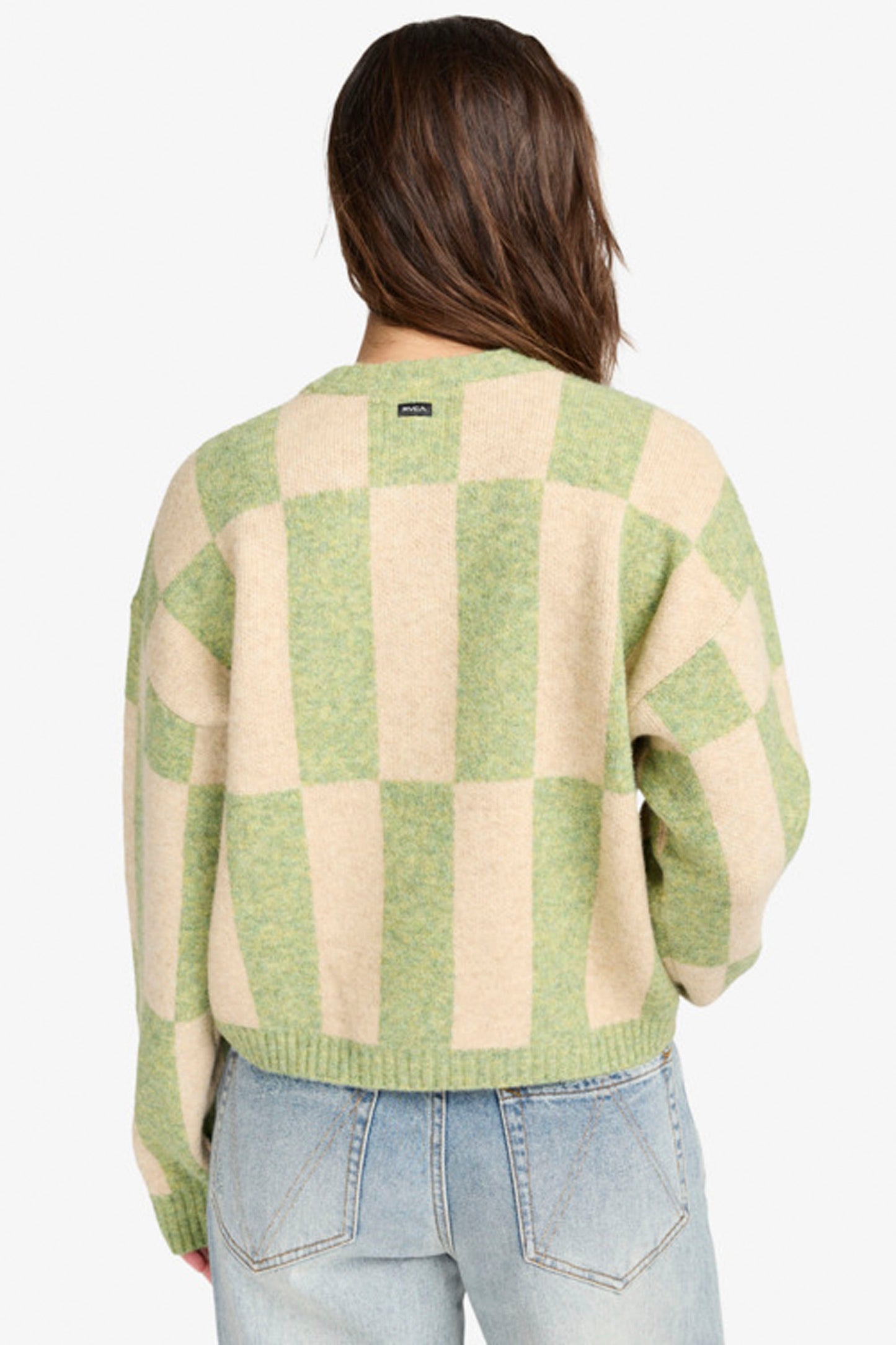 Pukas Surf Shop RVCA women’s sweater in Kelly Green