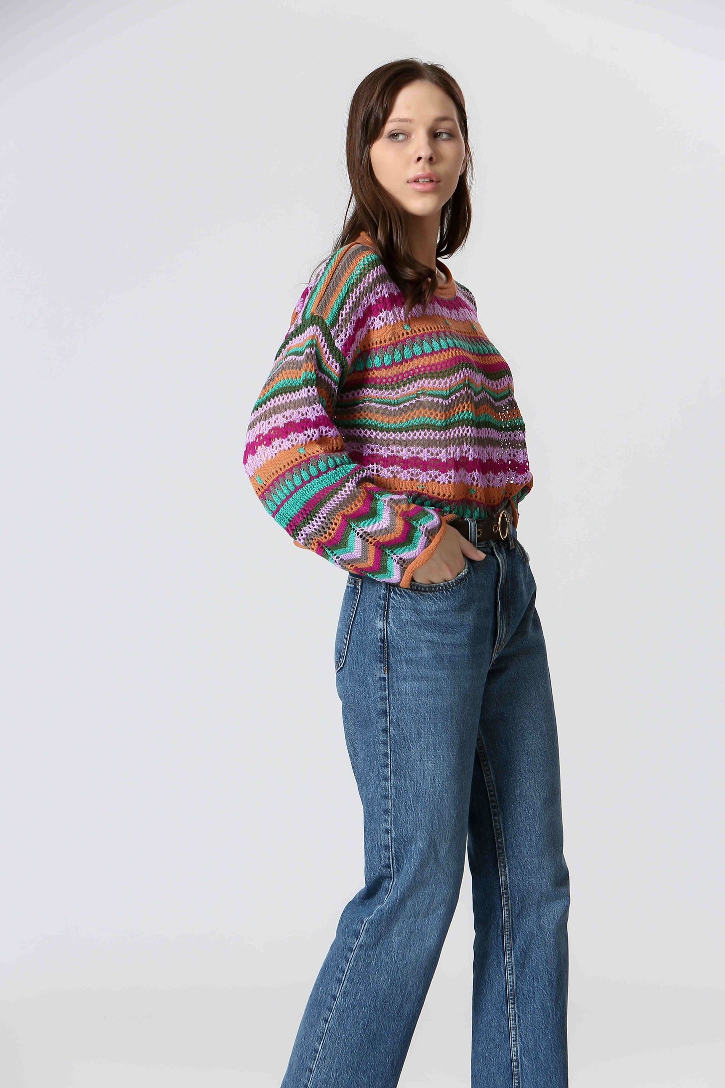 Pukas-Surf-Shop-Woman-Sweater-The-Korner-Wool-Multi-Color