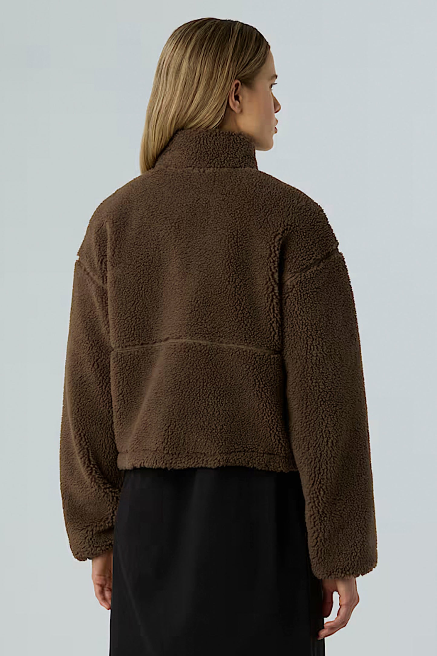 Pukas Surf Shop The North Face Women's Extreme Pile Pullover Fleece in Smokey Brown