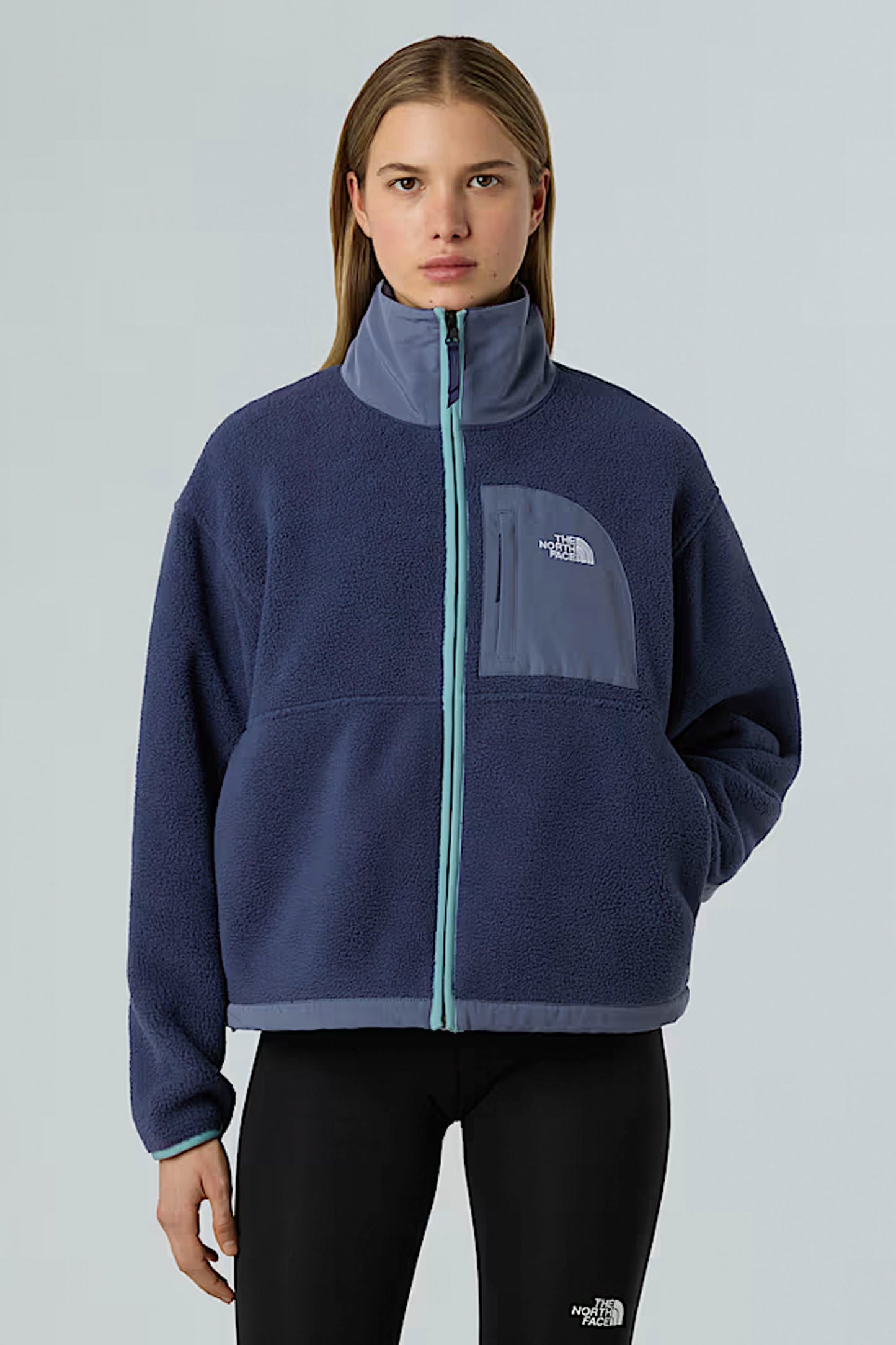 Pukas Surf Shop The North Face Women’s Yumiori Off Peak Full-Zip Fleece Jacket in Lunar Blue