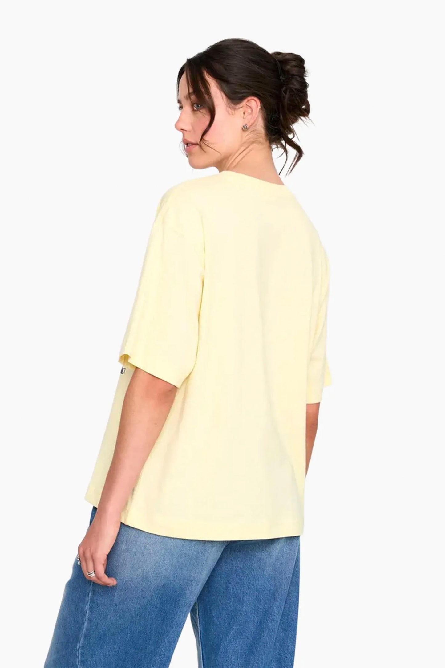 24COLOURS Yellow Sundays T-Shirt - Women's Relaxed Fit Tee at Pukas Surf Shop
