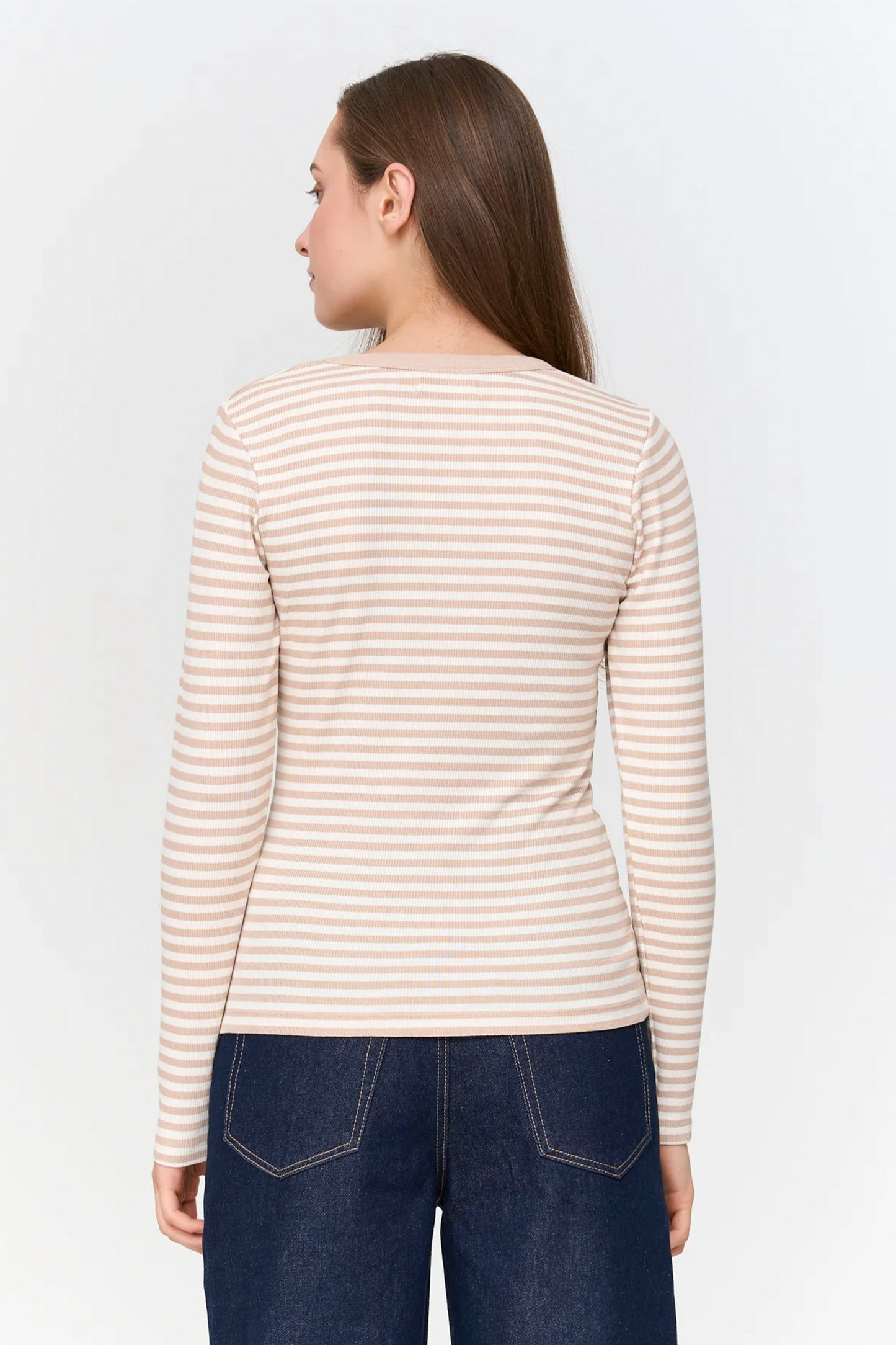 24 Colours Pukas Surf Shop striped contrast tee relaxed fit everyday style
