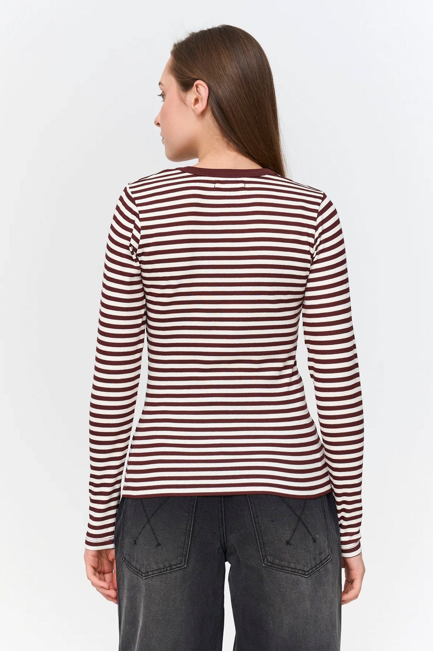 24 Colours Pukas Surf Shop striped tee relaxed drape soft texture everyday style