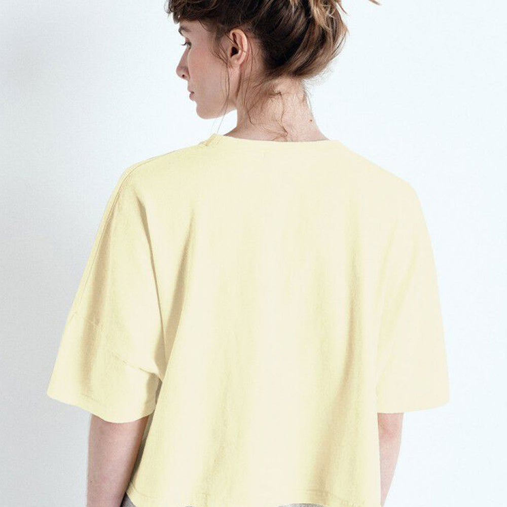 Pukas Surf Shop Woman Tee American Vintage Ouky Tshirt Creme Anglais
