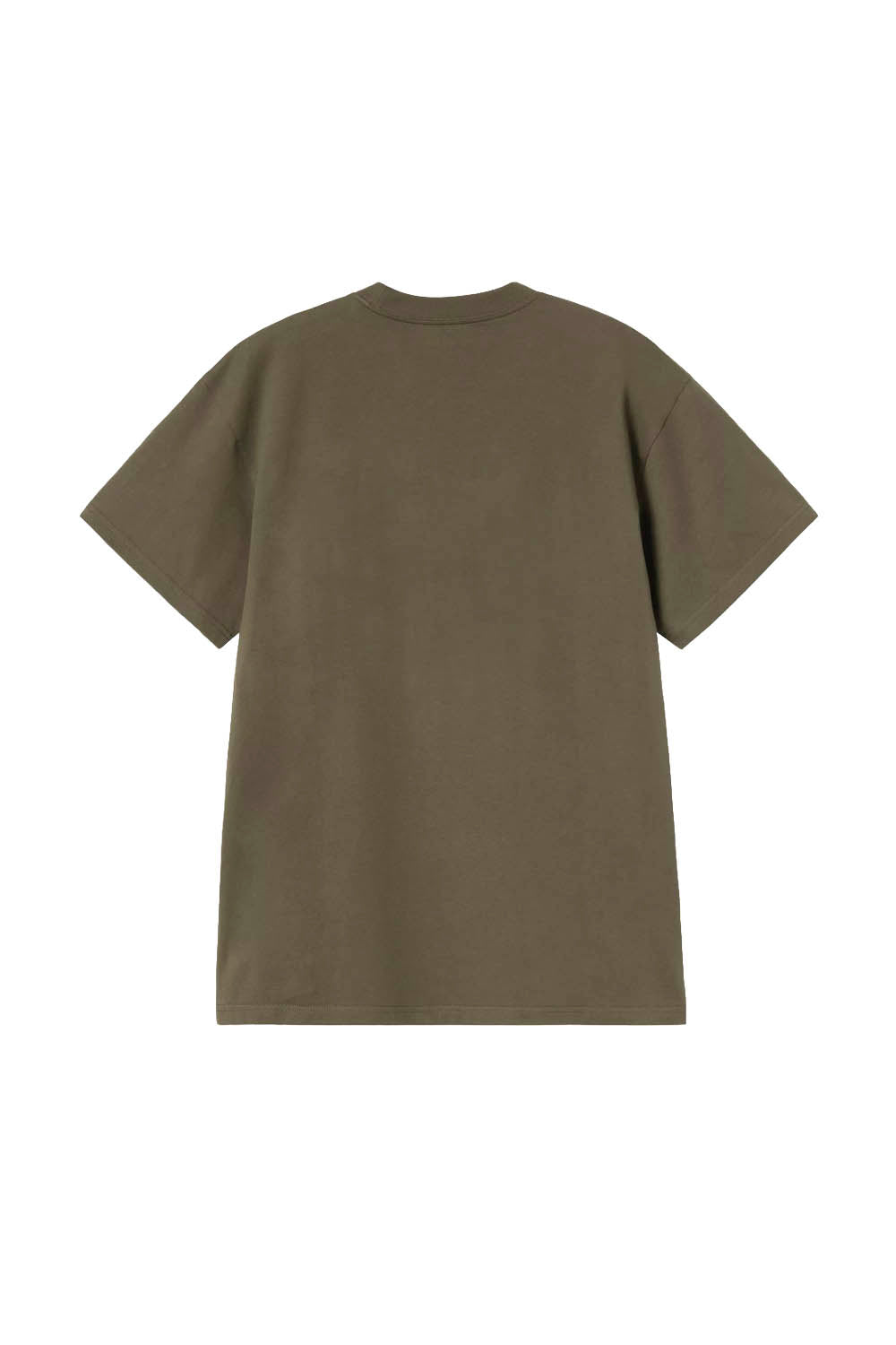 Green t-shirt on a white background