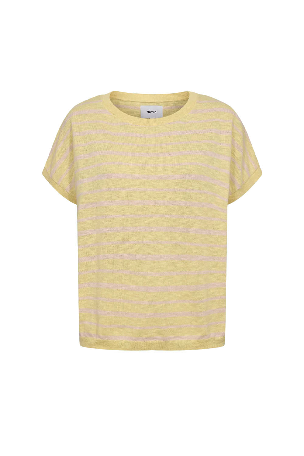 NÜMPH Nukiki Boatneck Pullover in Popcorn – women's relaxed fit boatneck sweater, available at Pukas Surf Shop