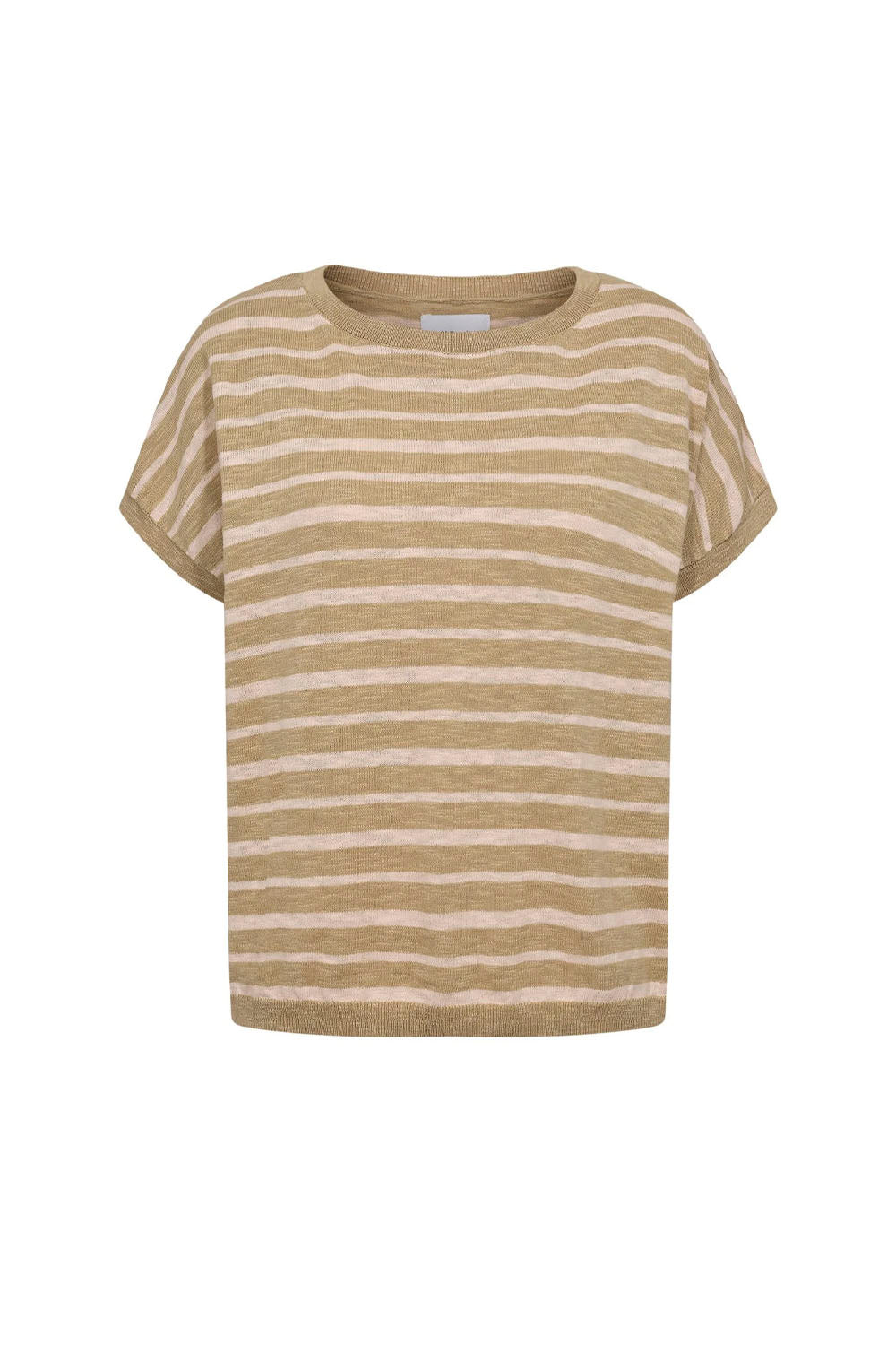 NÜMPH Nukiki Boatneck Pullover in Mangano Calcite – women's relaxed fit blush boatneck sweater, available at Pukas Surf Shop