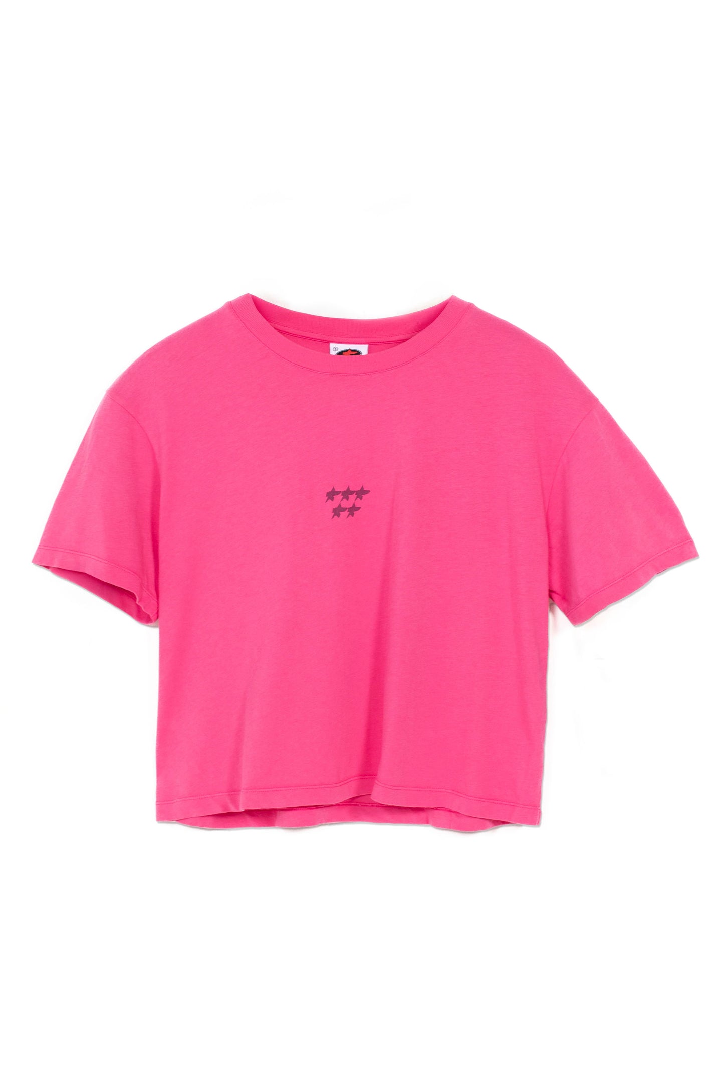 Pukas Surf Shop Only Five Tee – Women's relaxed-fit graphic tee in fuchsia, surf lifestyle style