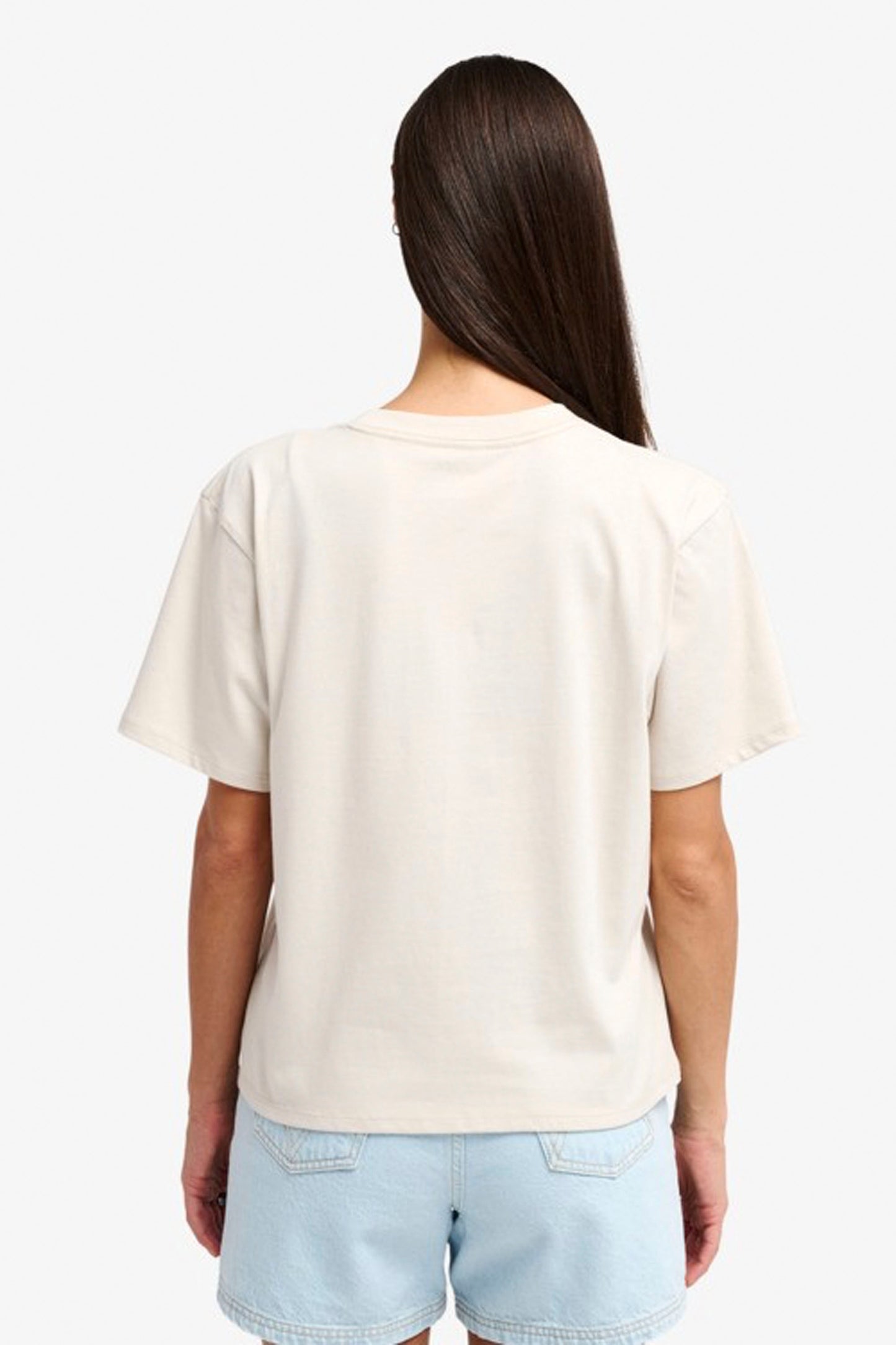 RVCA AF Twin Tulips Easy Tee in CER – women's graphic tee in cerise, new arrival at Pukas Surf Shop