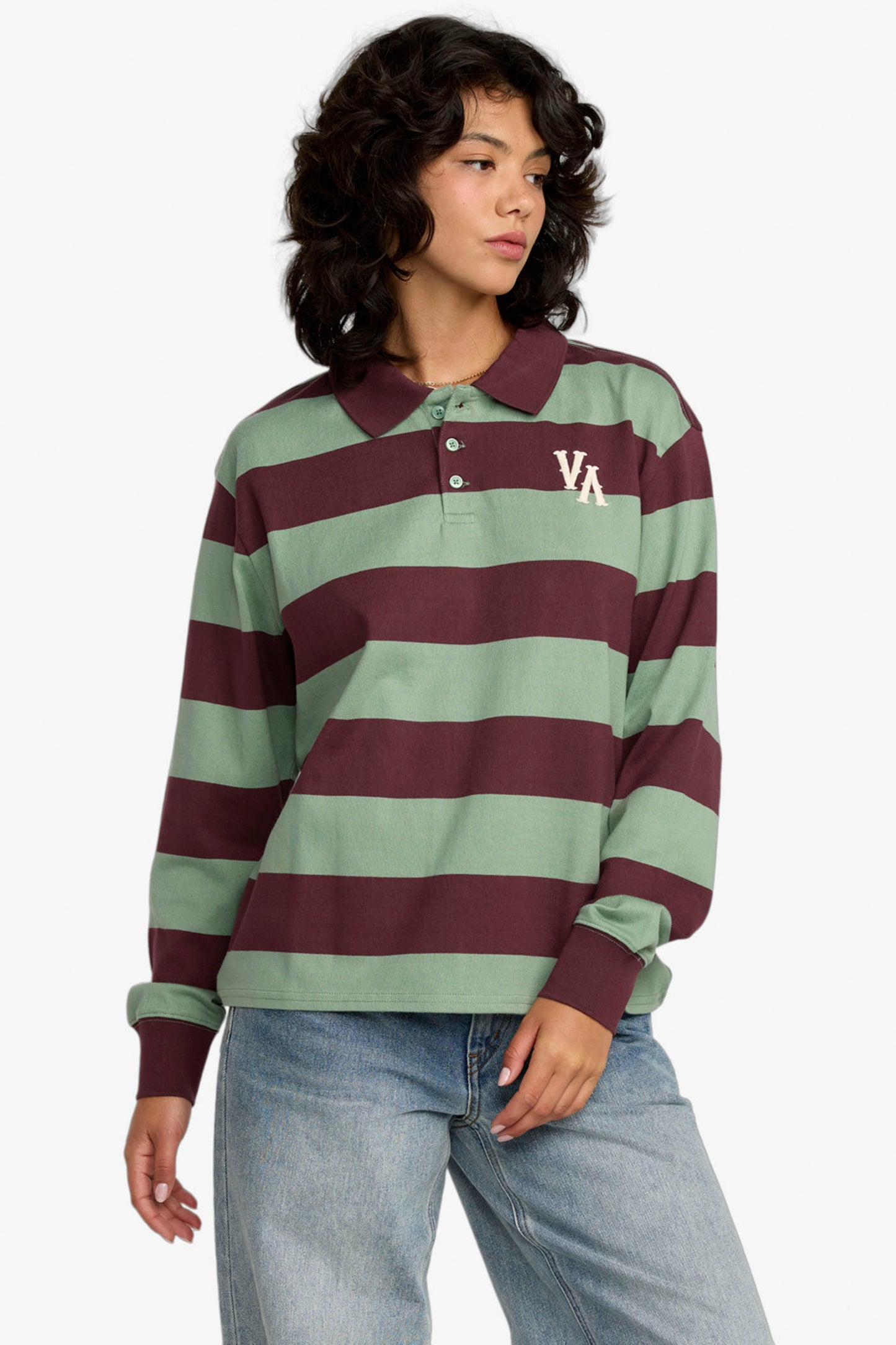 Pukas Surf Shop RVCA women’s rugby long sleeve shirt