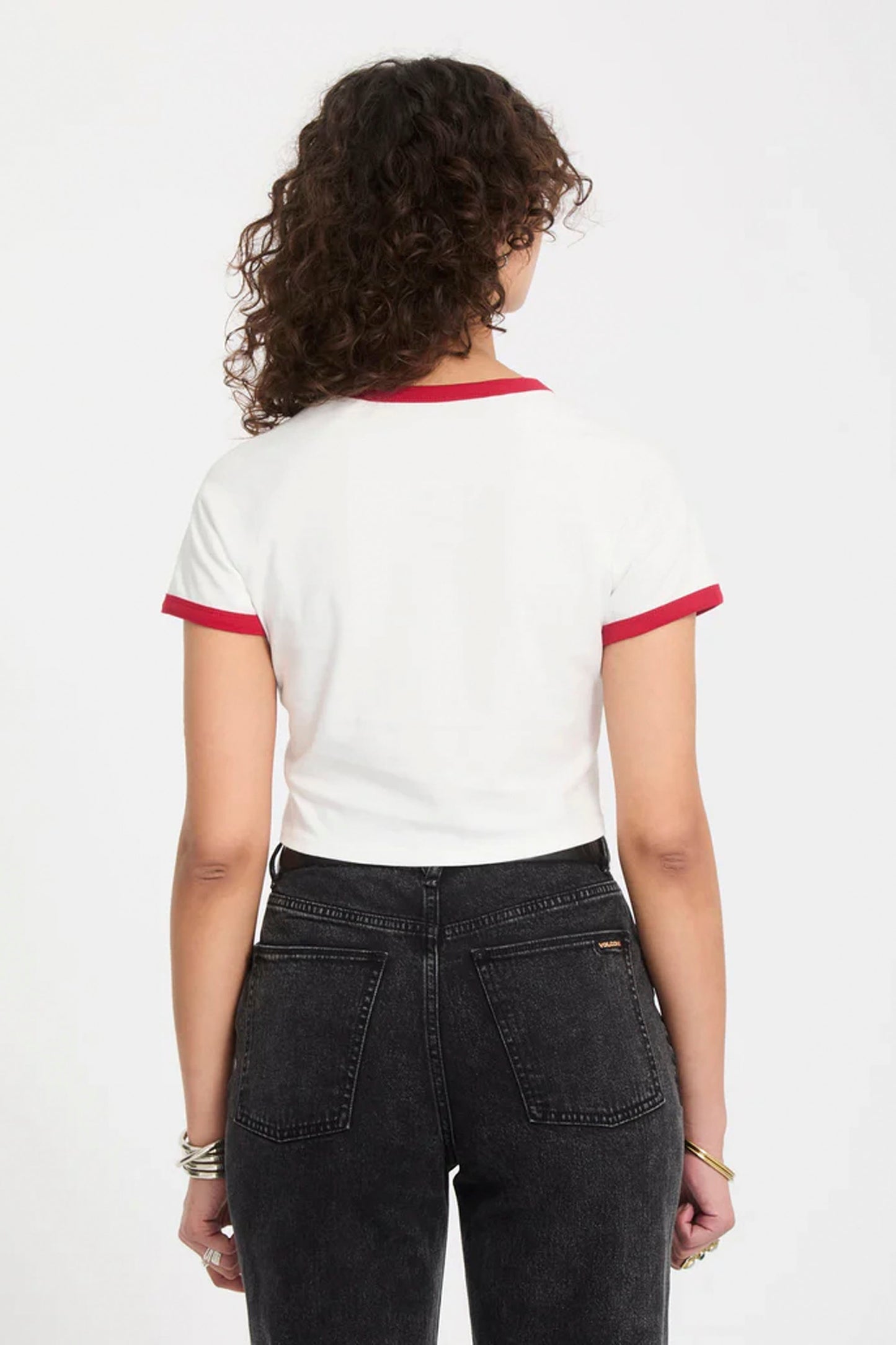 Volcom FA Mickey Mason Tee Off White – women's relaxed-fit skate t-shirt at Pukas Surf Shop