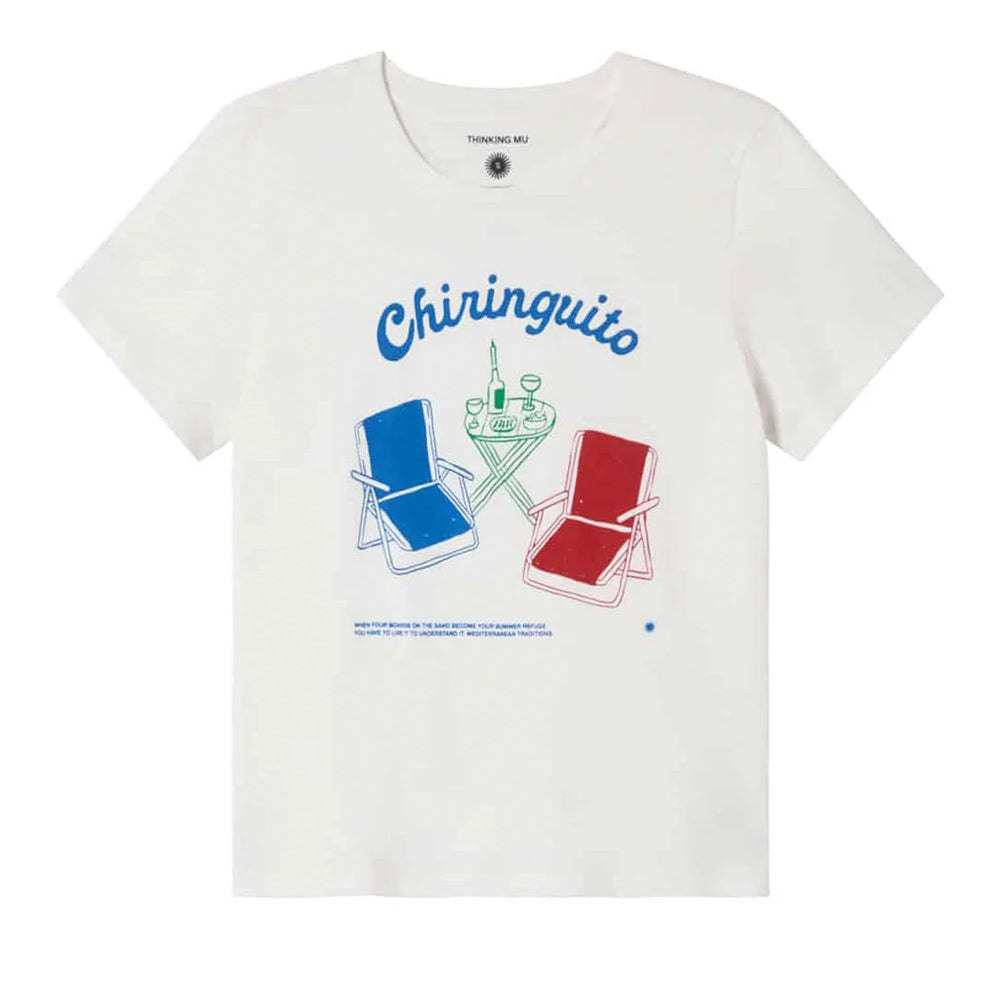 Pukas Surf Shop Woman Thinking Mu Robbie Tee Chiringuito White