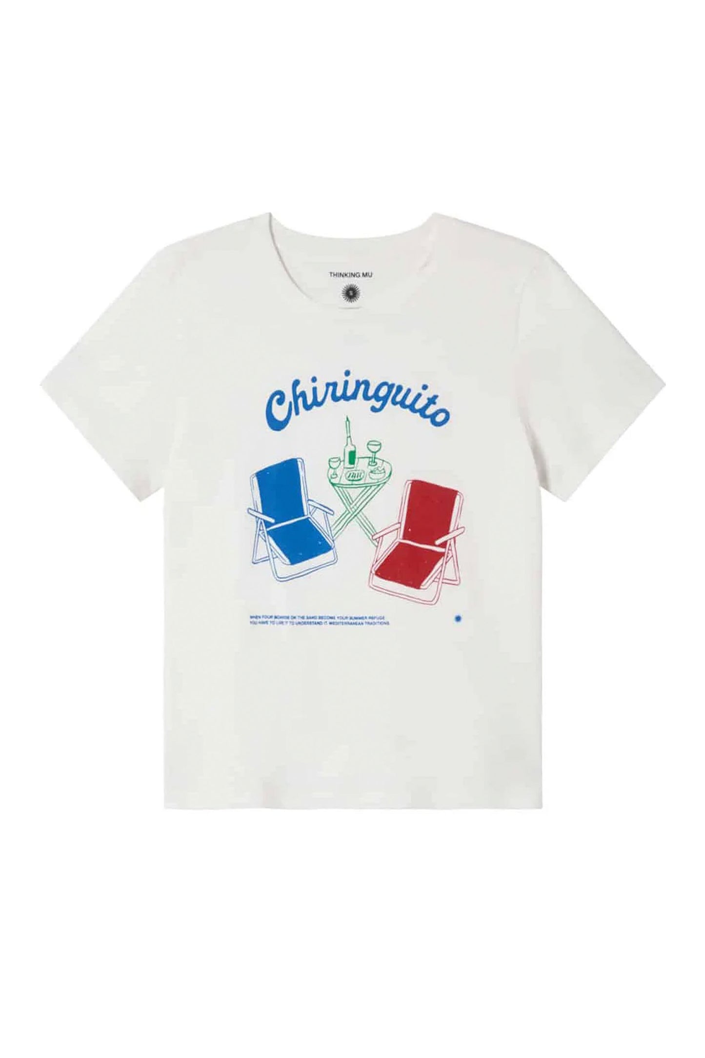 Pukas Surf Shop Woman Thinking Mu Robbie Tee Chiringuito White