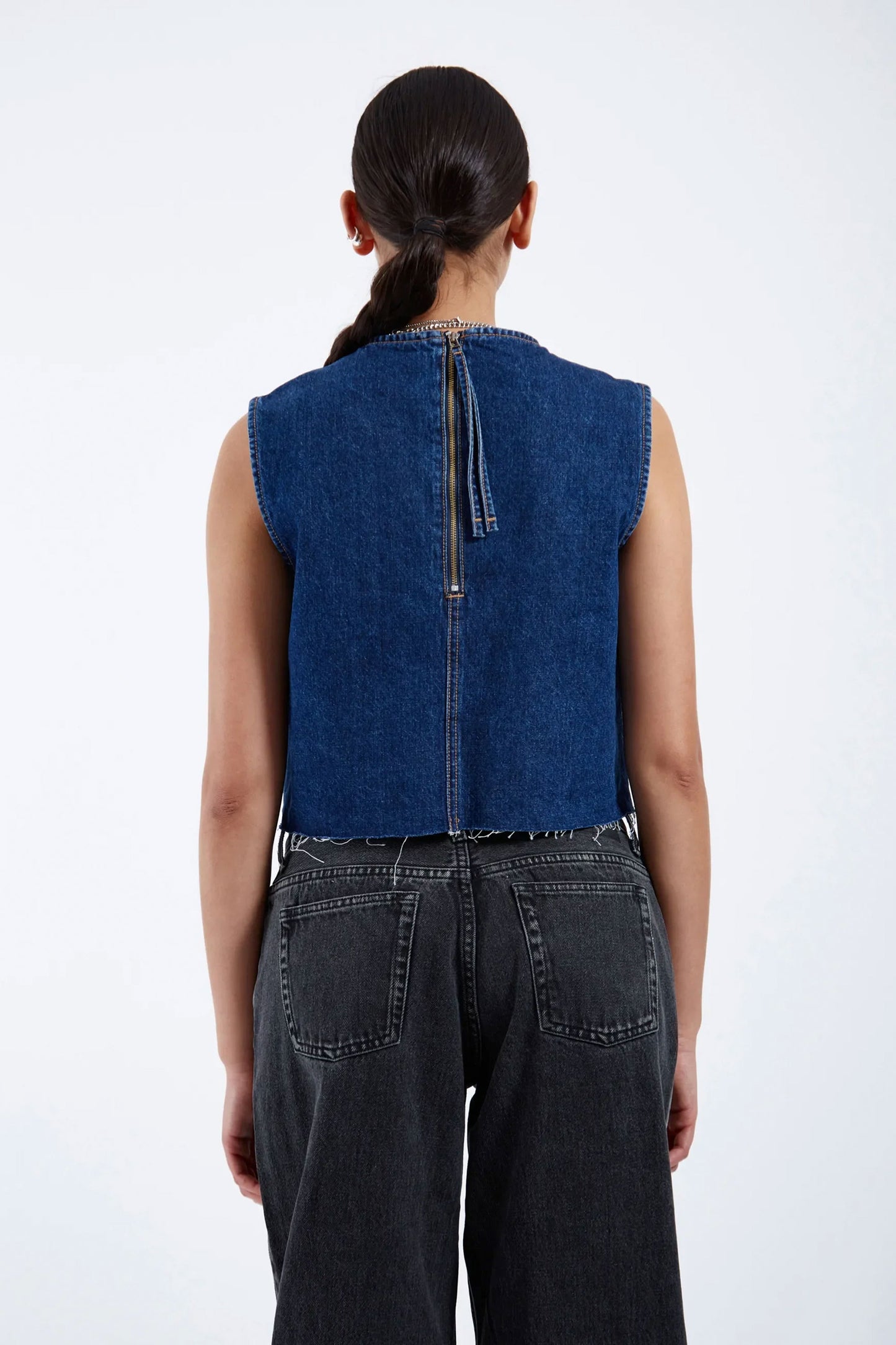 Pukas Surf Shop Woman Top Dr Denim Erin Top Haze Dark Retro 2
