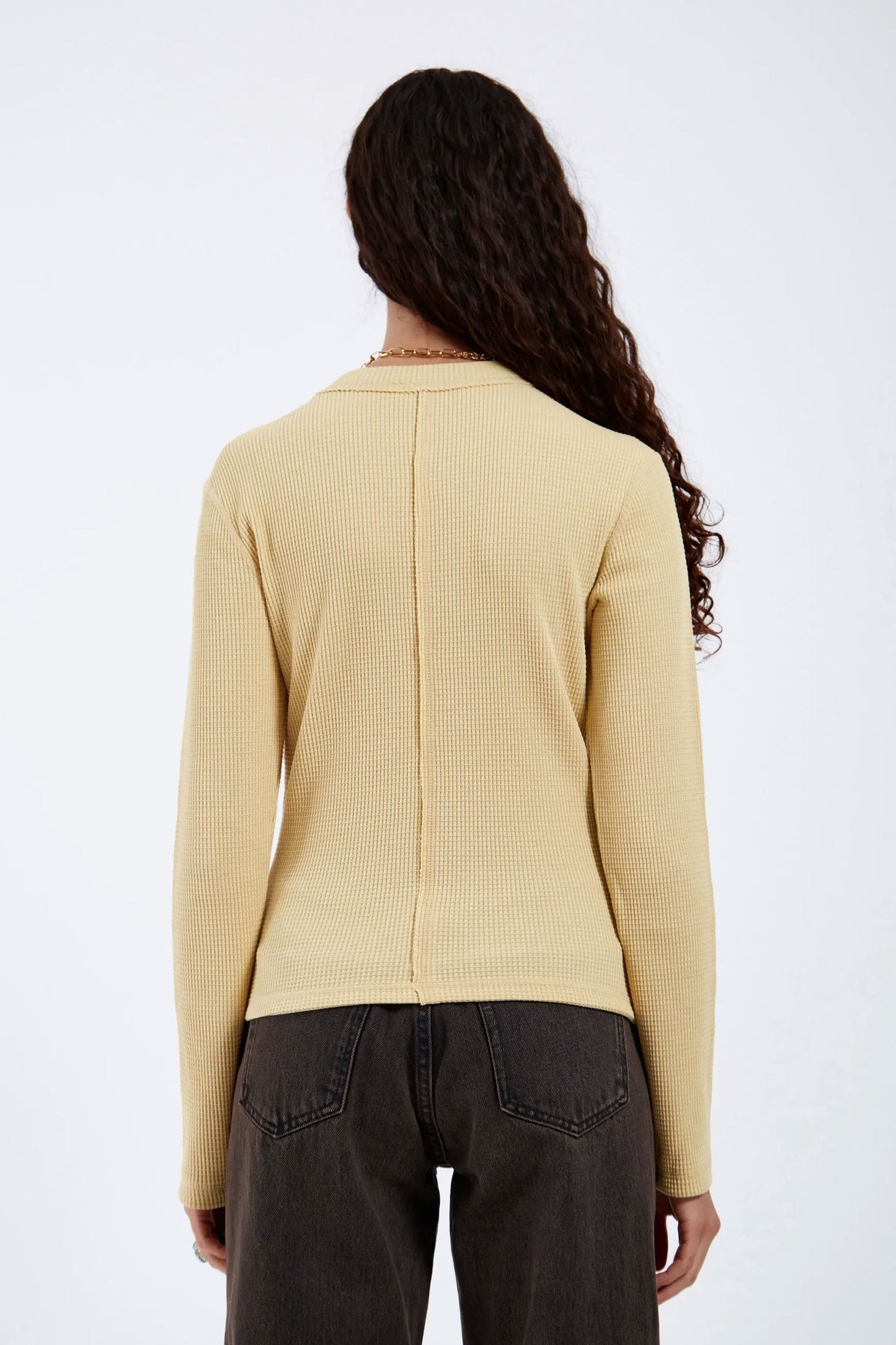 Pukas Surf Shop Woman Top Dr Denim Stella Waffle Top Jojoba 2