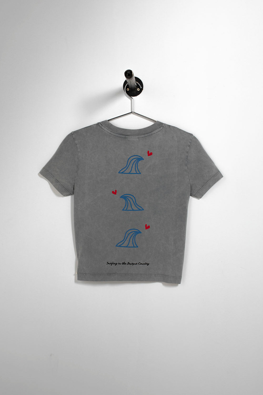 Pukas Surf Shop 3 Olas Tee in light grey — women's t-shirt at Pukas Surf Shop
