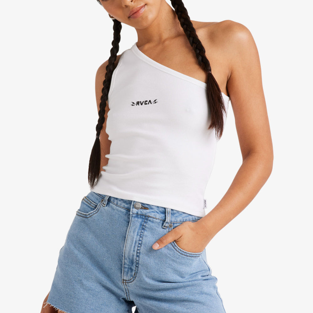 Pukas-Surf-Shop-Woman-Top-Rvca-Asym-White