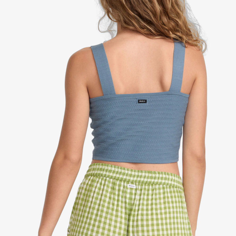 Pukas Surf Shop Woman Top Rvca Noah Sweater Coronet Blue