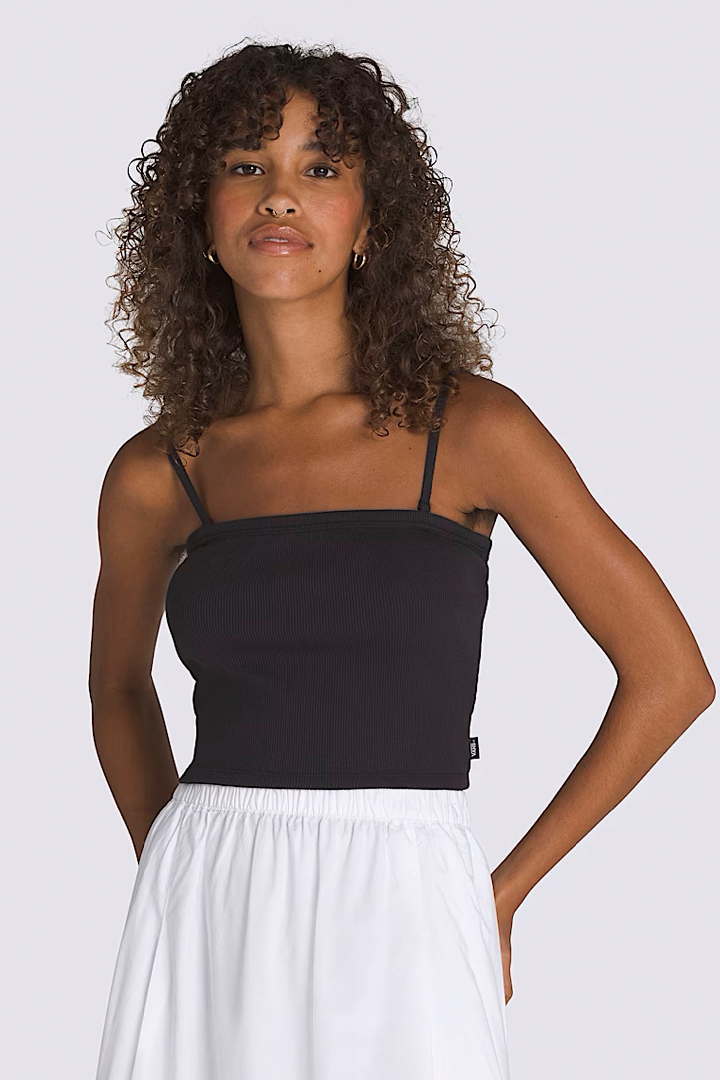 Pukas Surf Shop Vans Drew Rib Tube Top in Black