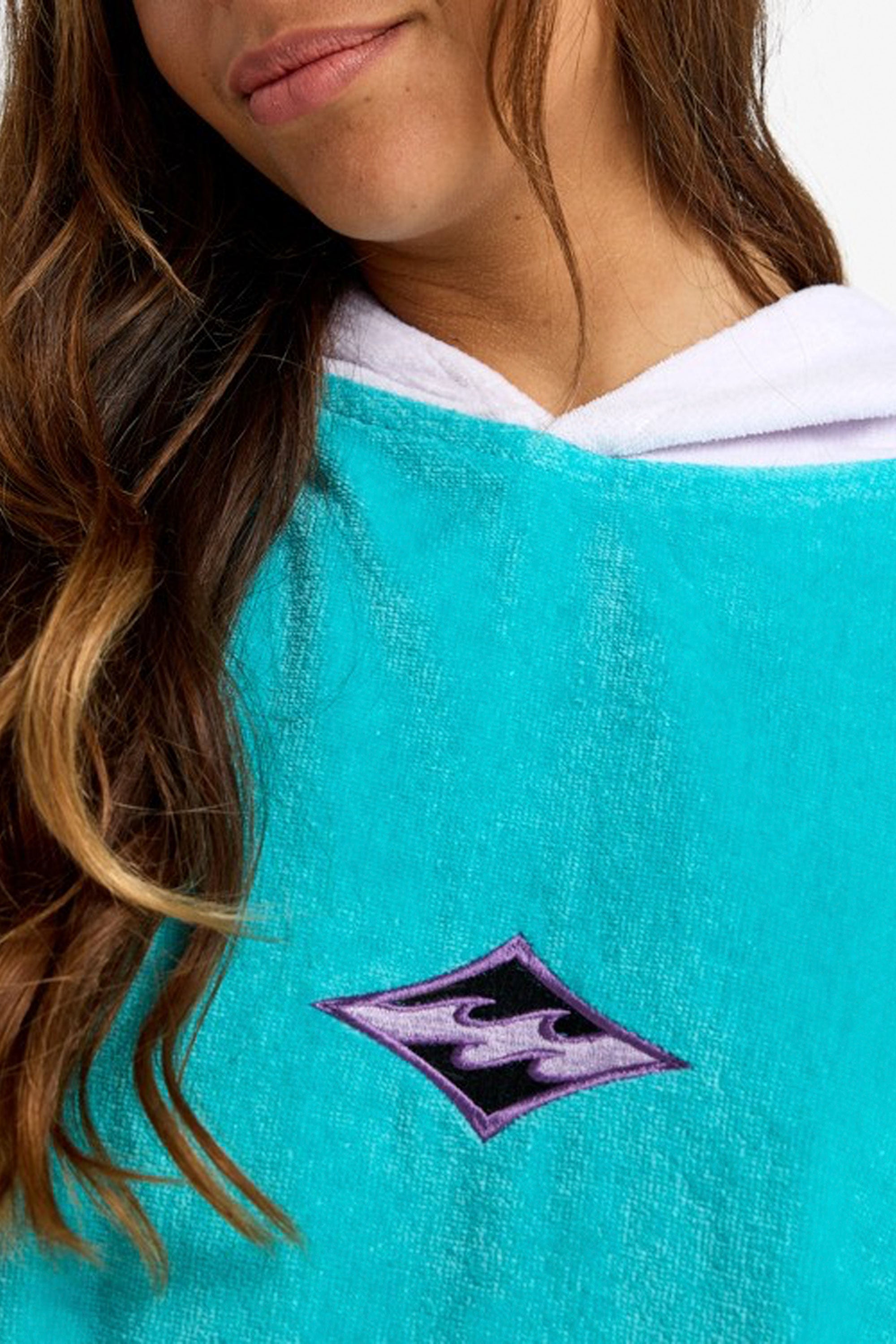 BILLABONG HOODED TOWEL WOMAN AQUA HAZE | Shop at PUKAS SURF SHOP