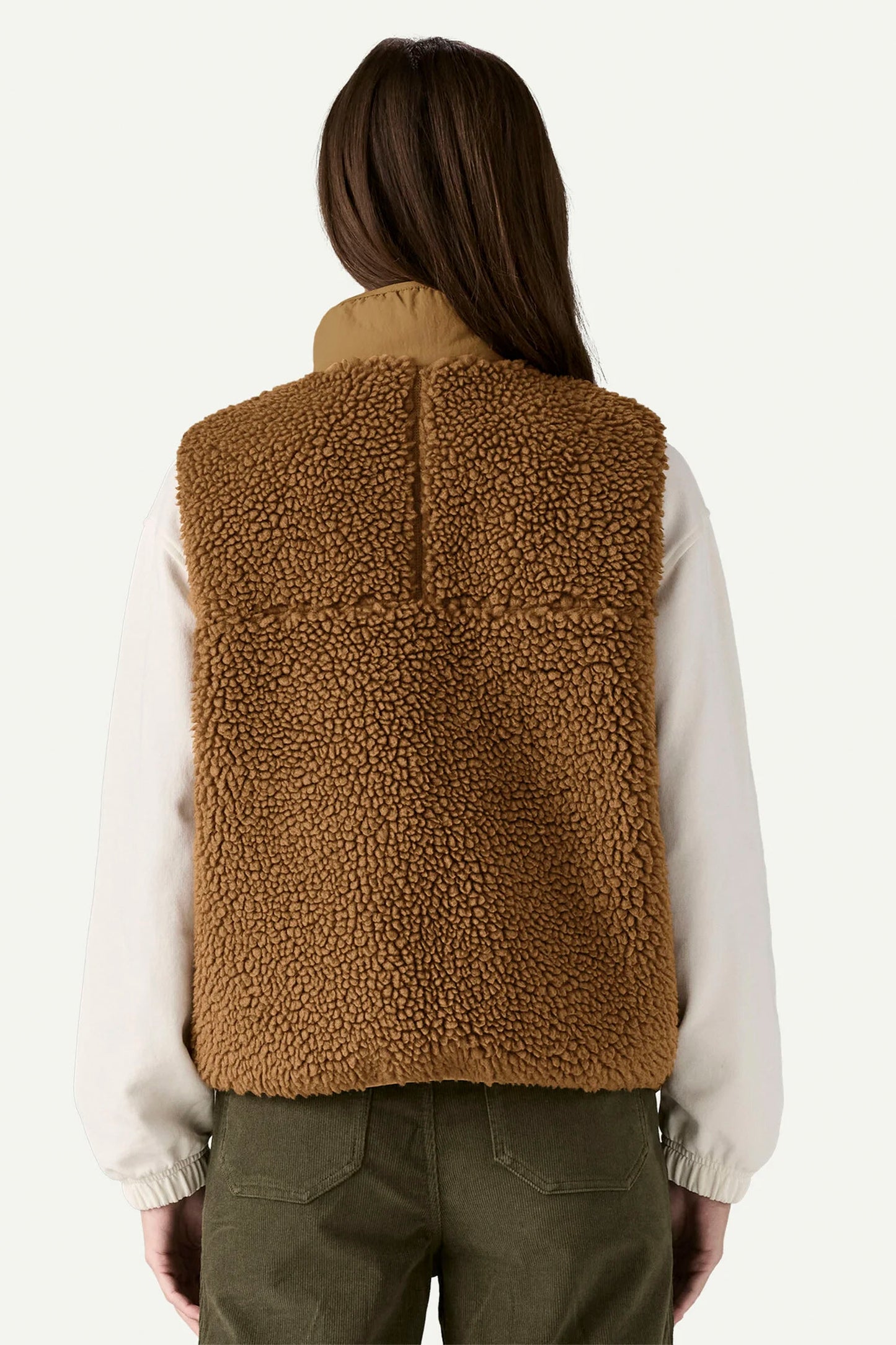 Pukas Surf Shop Patagonia fleece vest in DRBN