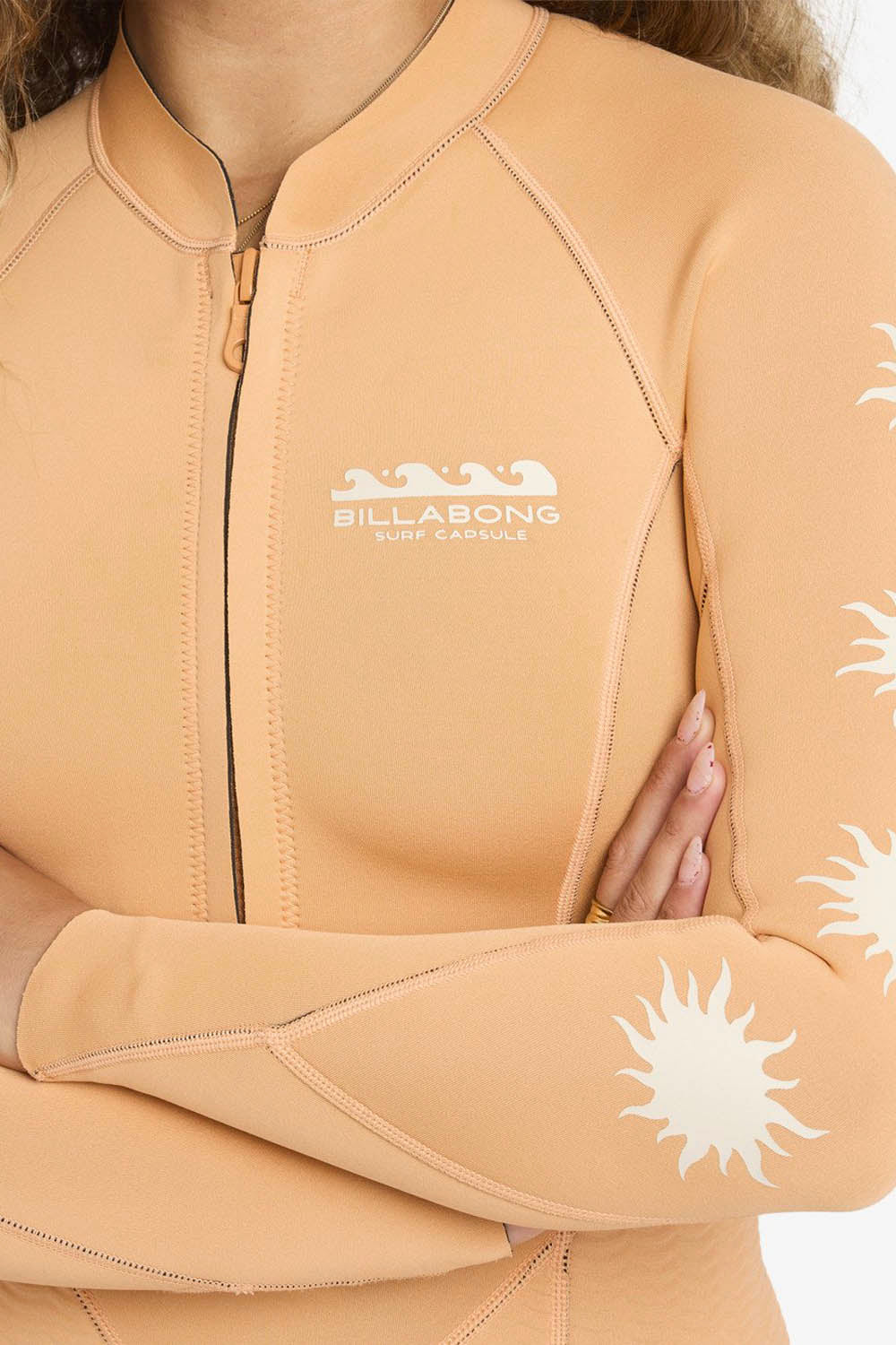 BILLABONG Salty Dayz Natural 2/2mm Front Zip Tangerine | Shop at