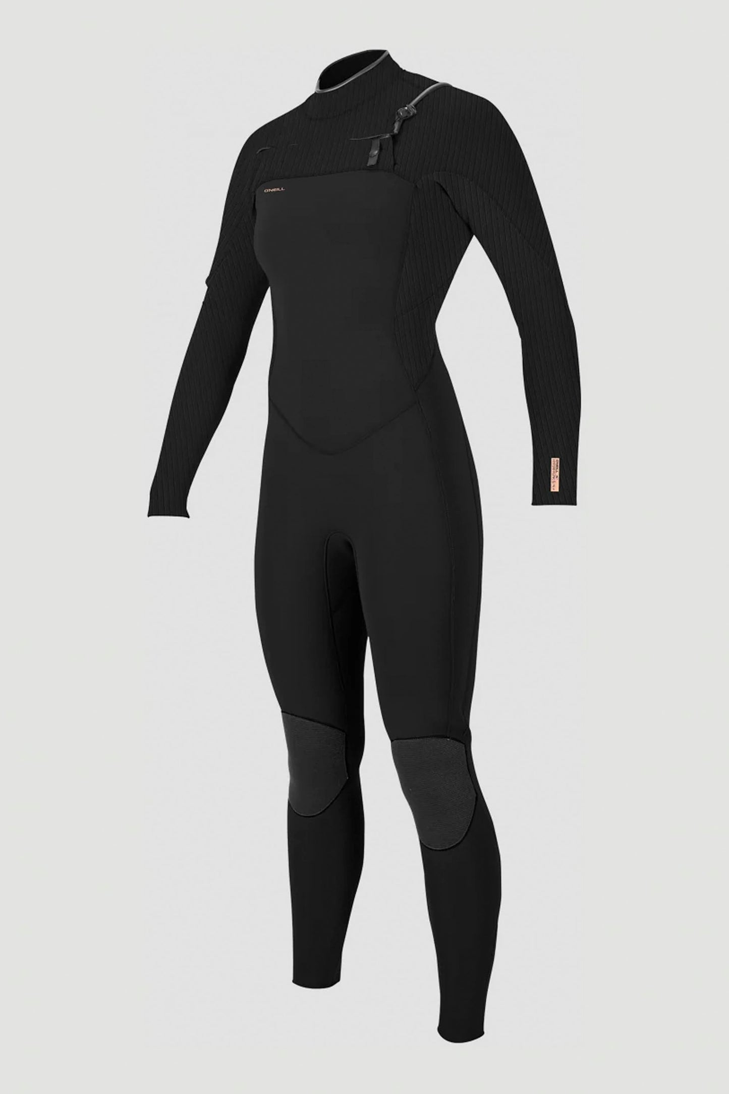 Pukas Surf Shop O’Neill Hyperfreak 5/4 mm Chest Zip Full Wetsuit in Black/Black