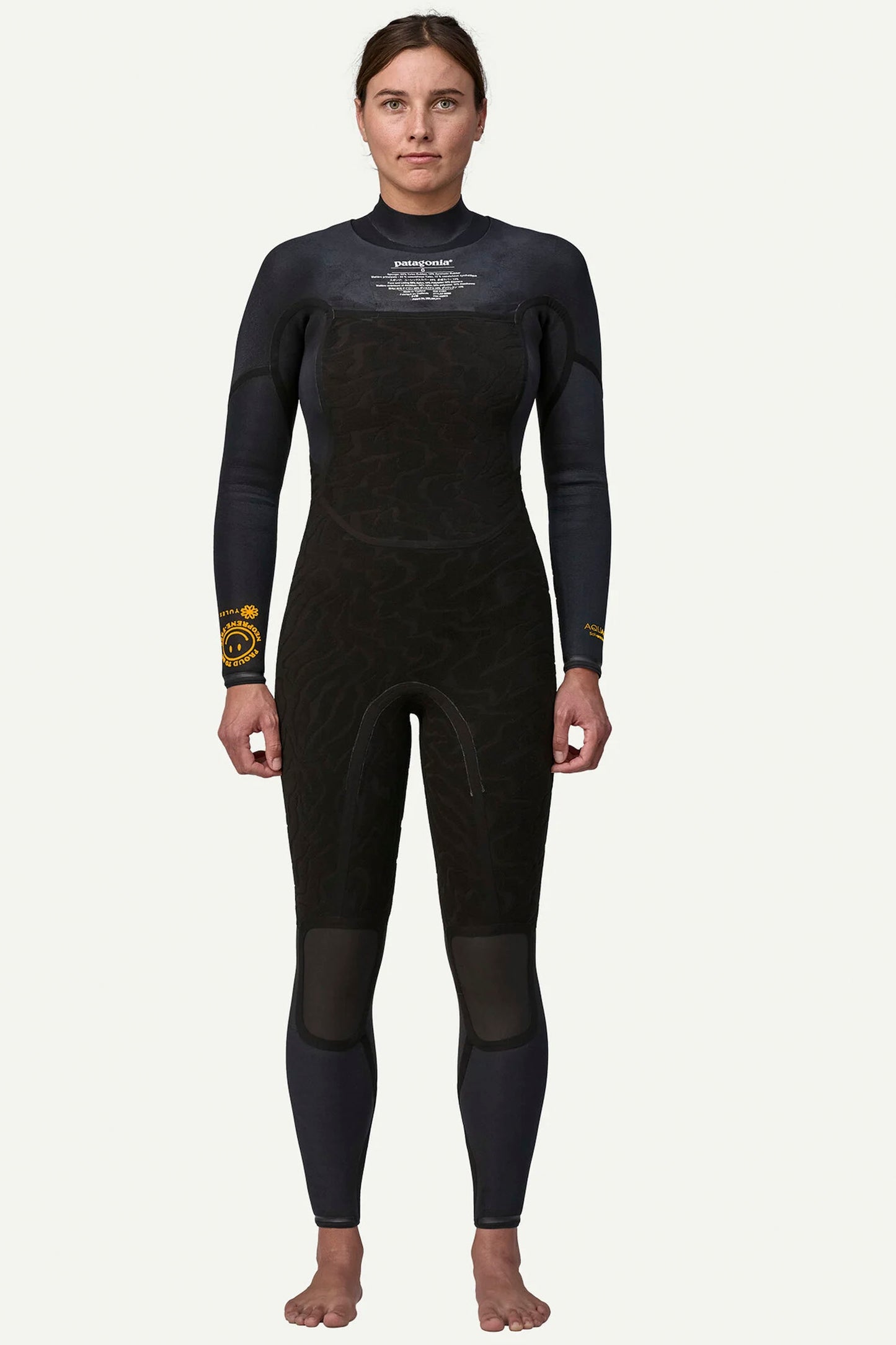 Patagonia Pukas Surf Shop Women's R3 Yulex Regulator Back-Zip Full Wetsuit black high-performance cold-water suit