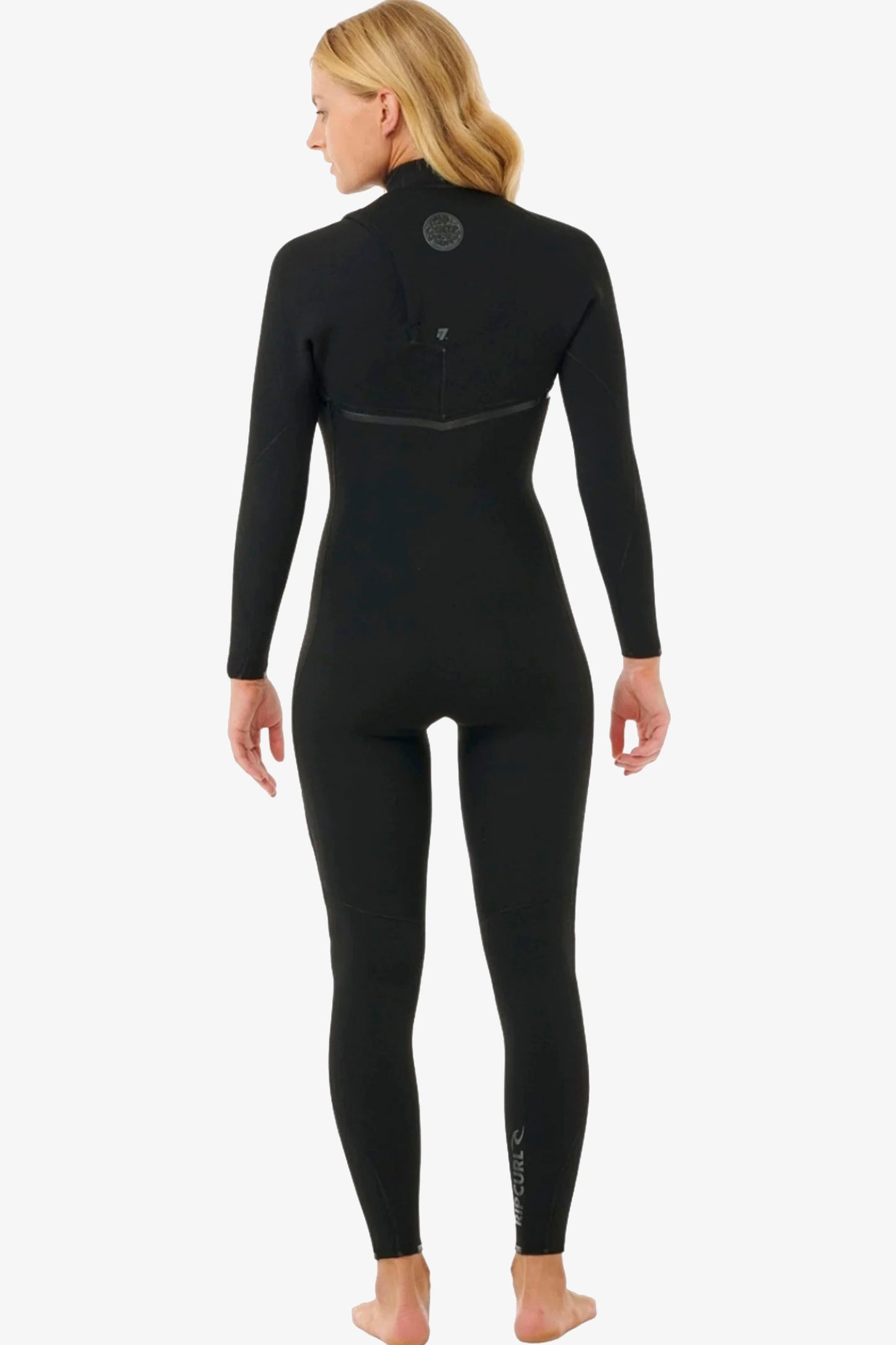 Pukas Surf Shop Woman Wetsuit Ripcurl E-bomb 4-3mm Zip Free Black