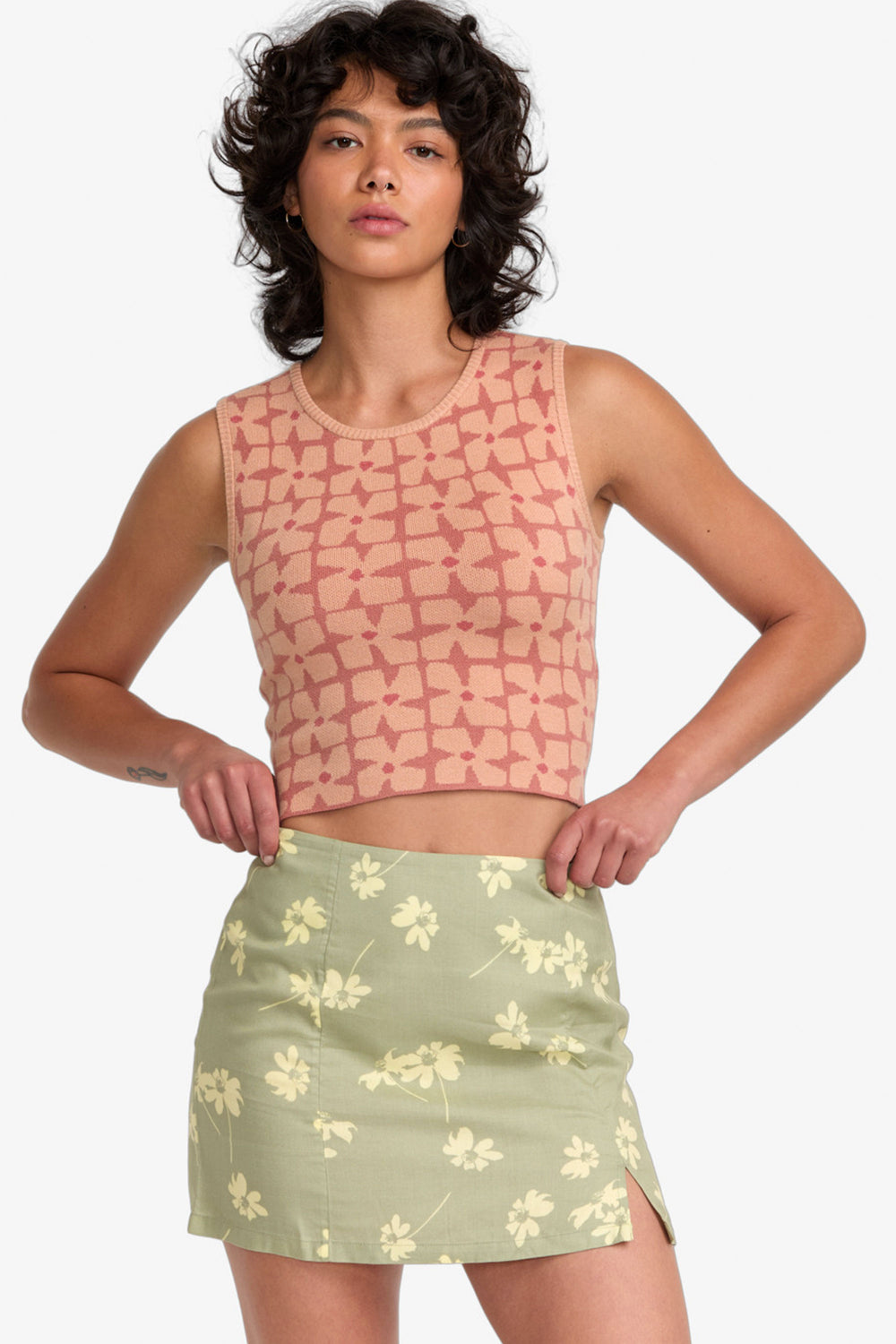 Pukas-Surf-Shop-Woman-skirt-Rvca-Reform-Green