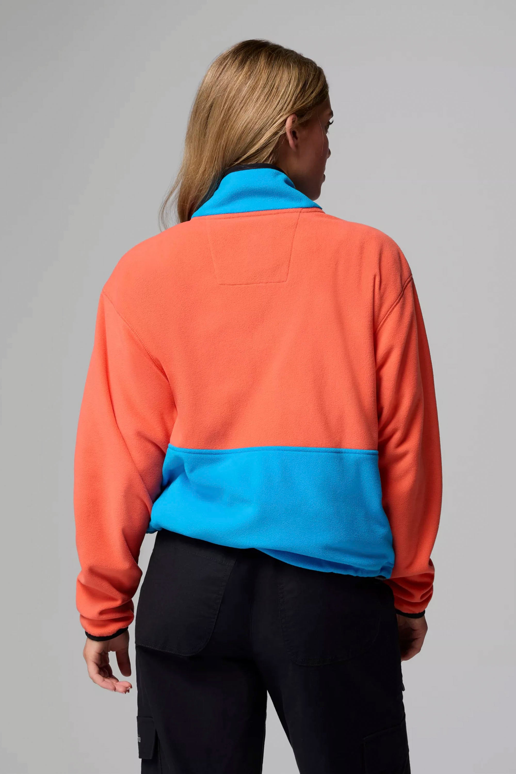 COLUMBIA BACKBOWL II FULL ZIP FLEECE ZING/COMPASS BLUE | Shop at