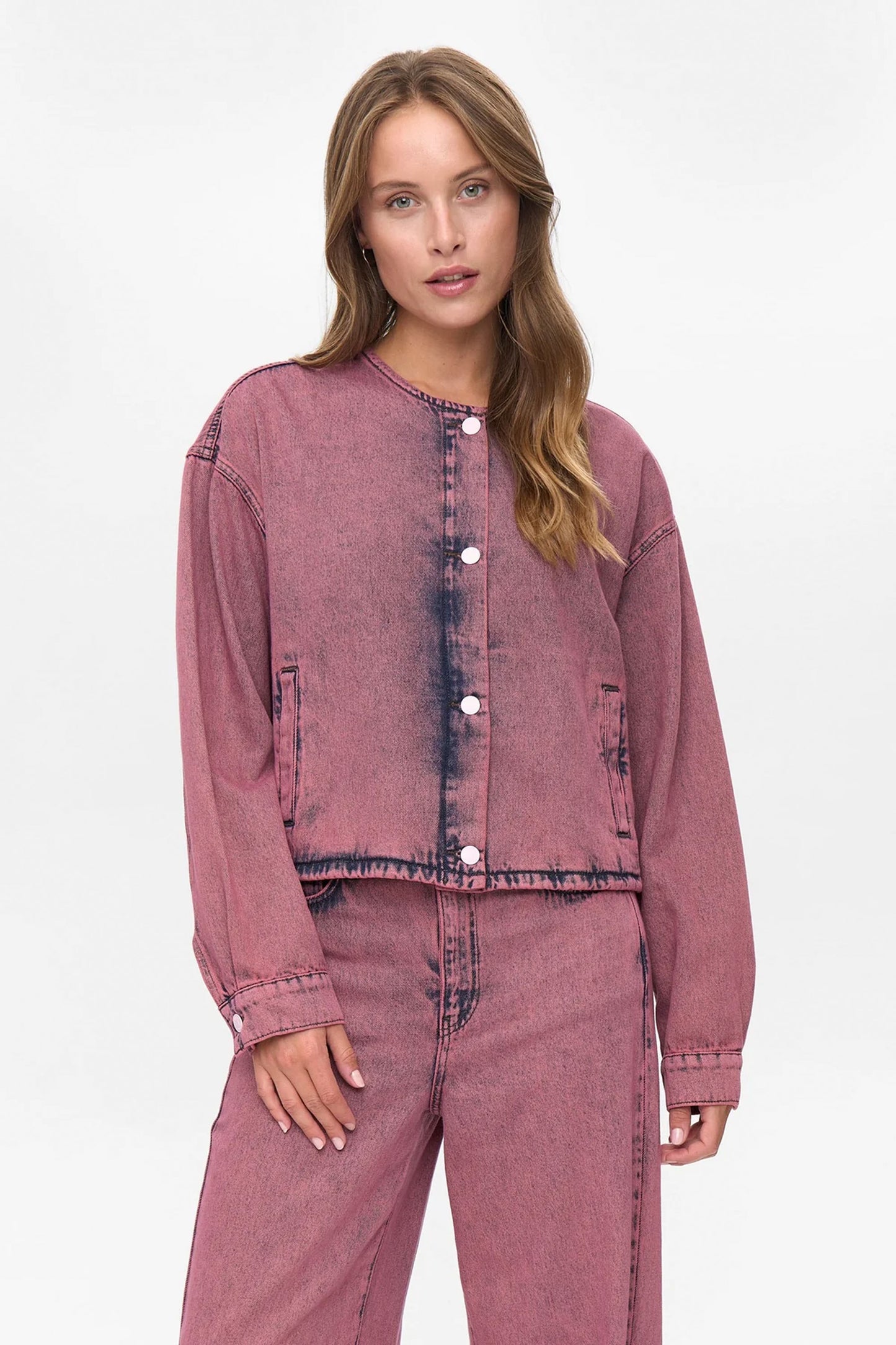 Pukas Surf Shop Women Jacket Numph Nubrooklyn Jacket Heather Rose 1