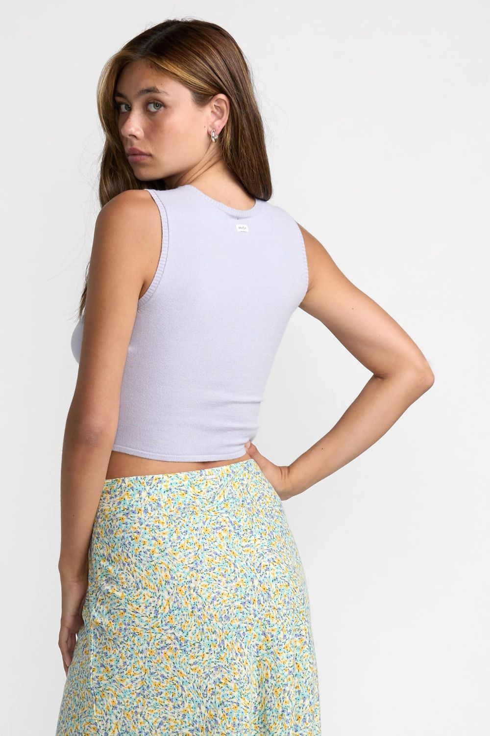 RVCA Shiver Sweater women's relaxed knit top — available at Pukas Surf Shop
