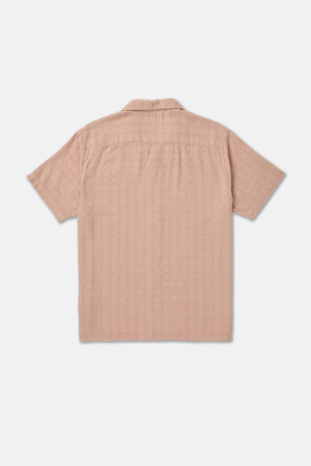 RVCA Vacancy Shirt – Women's pale mauve woven shirt, relaxed open collar, surf lifestyle style – Pukas Surf Shop
