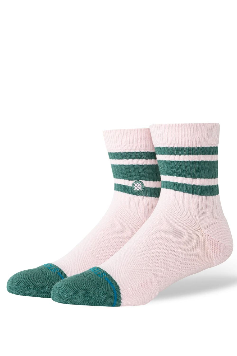 STANCE Ruffle Icon Quarter socks in Teal — surf lifestyle accessories at Pukas Surf Shop