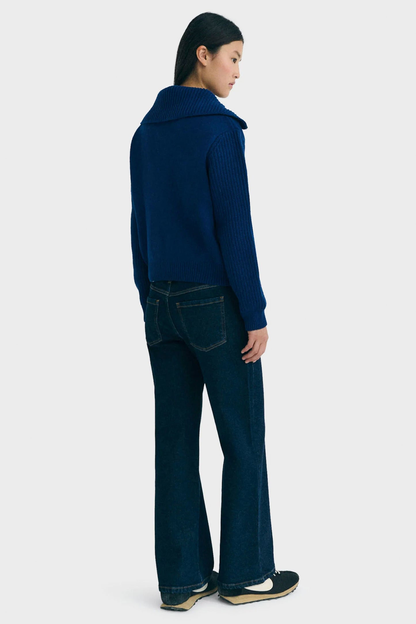 Pukas Surf Shop Thinking Mu knitted sweater in Indigo