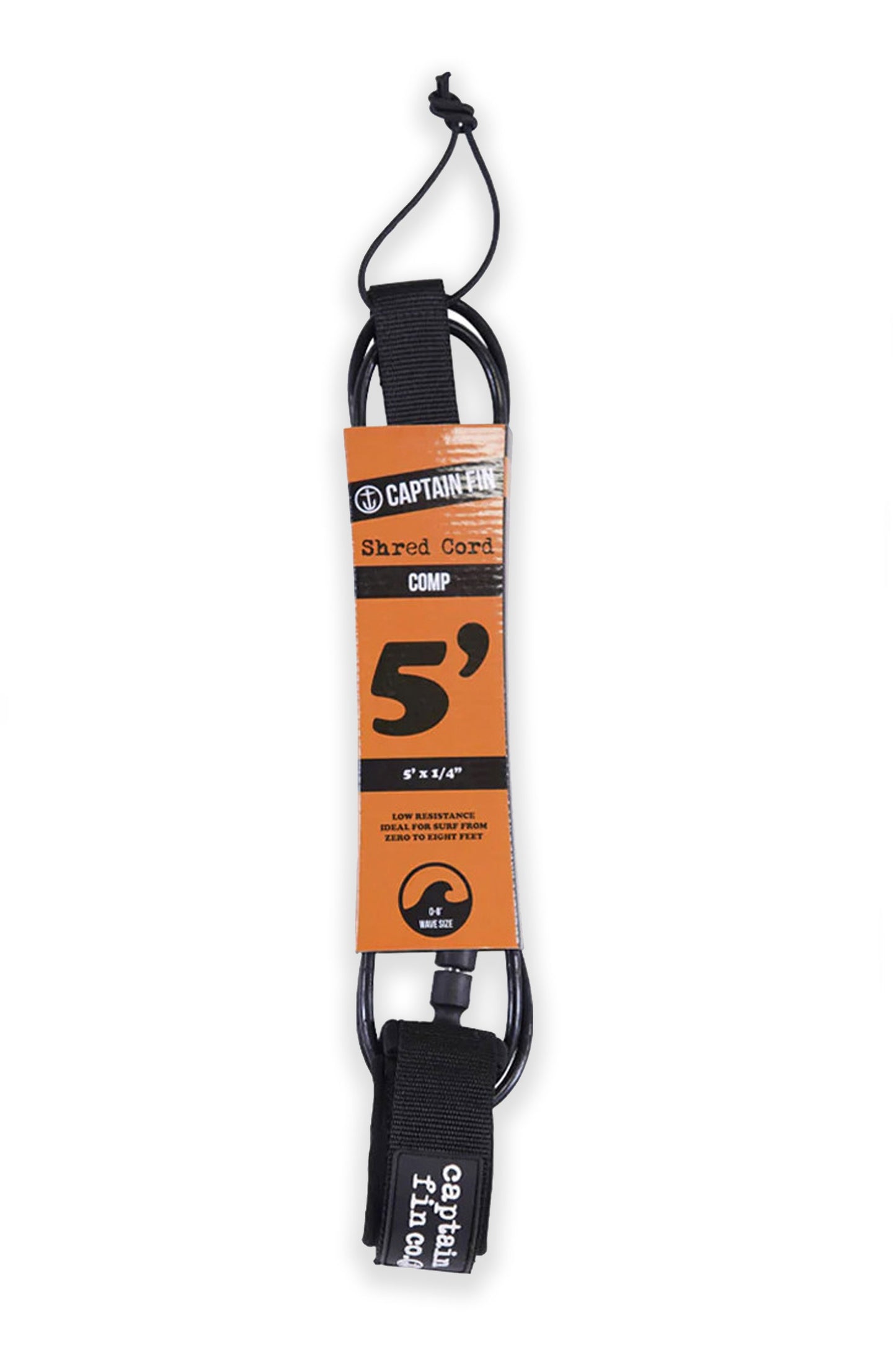 CAPTAIN FIN - CF LEASH CORD 5 COMP - Black