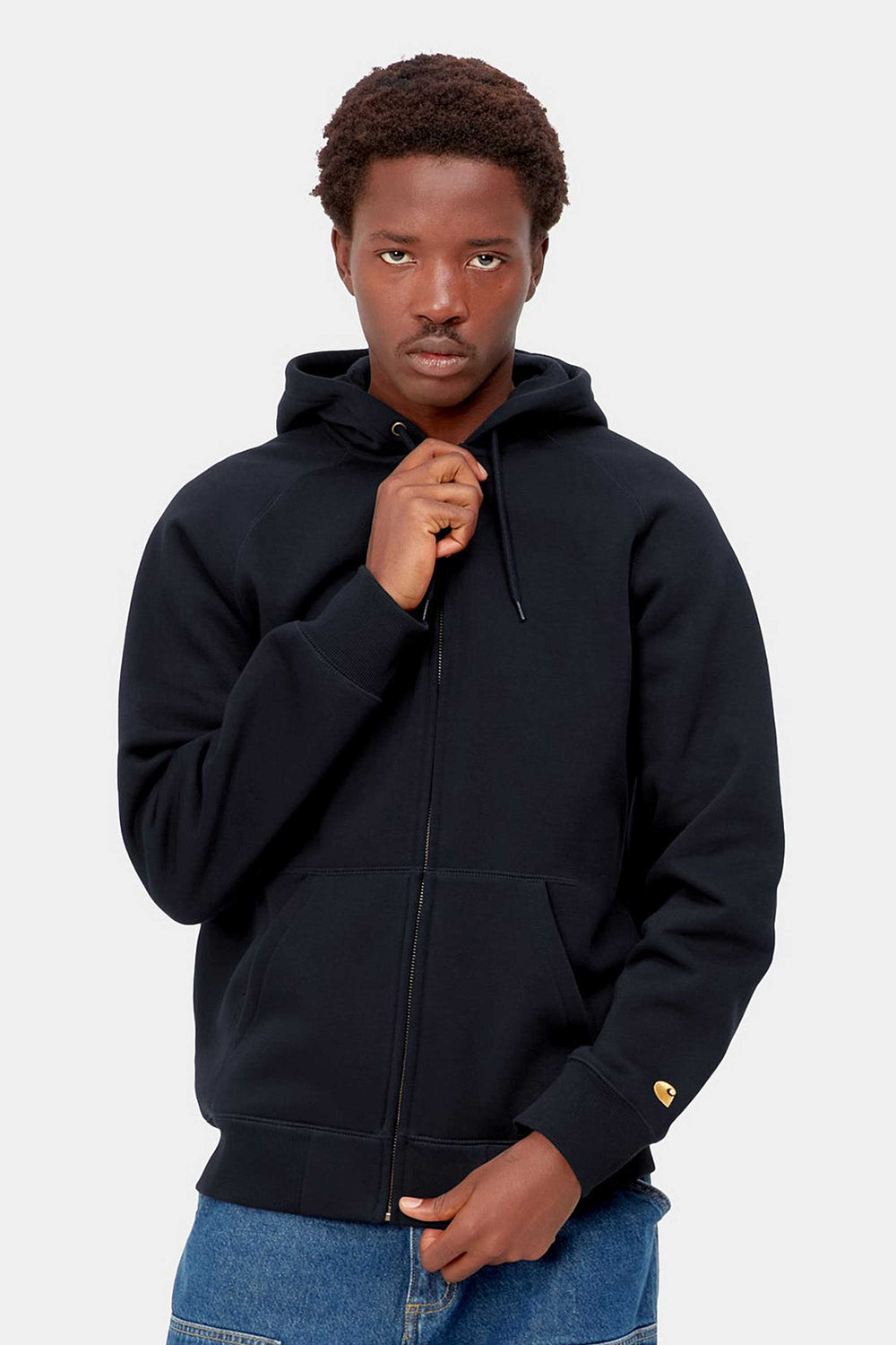 Pukas-Surf-Shop-carhartt-hoodie-chase-jacket-dark-navy