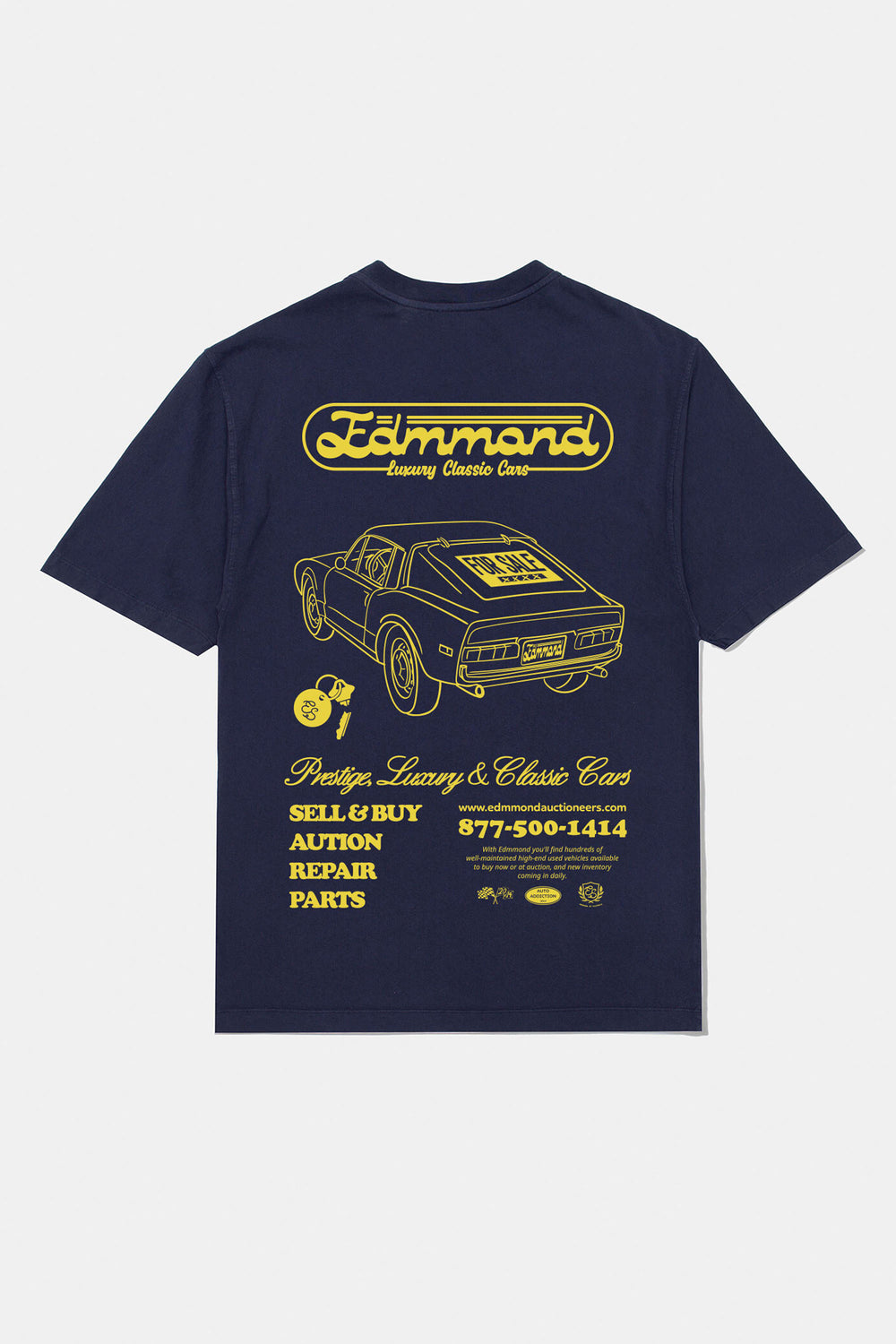 Pukas-Surf-Shop-edmmond-studios-luxury-cars-men-tee-plain-navy-1