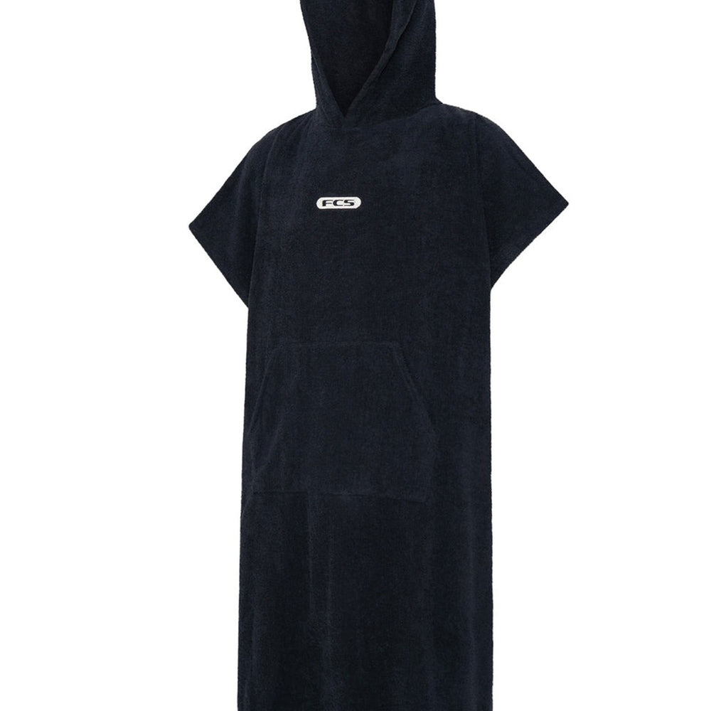 Pukas-Surf-Shop-fcs-poncho-Junior-Towel-Poncho-black