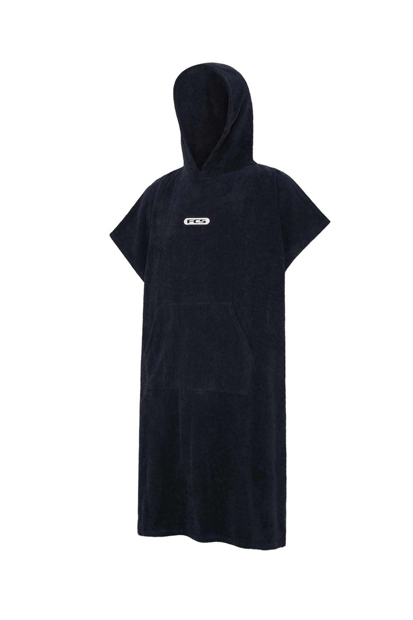 Pukas-Surf-Shop-fcs-poncho-Junior-Towel-Poncho-black