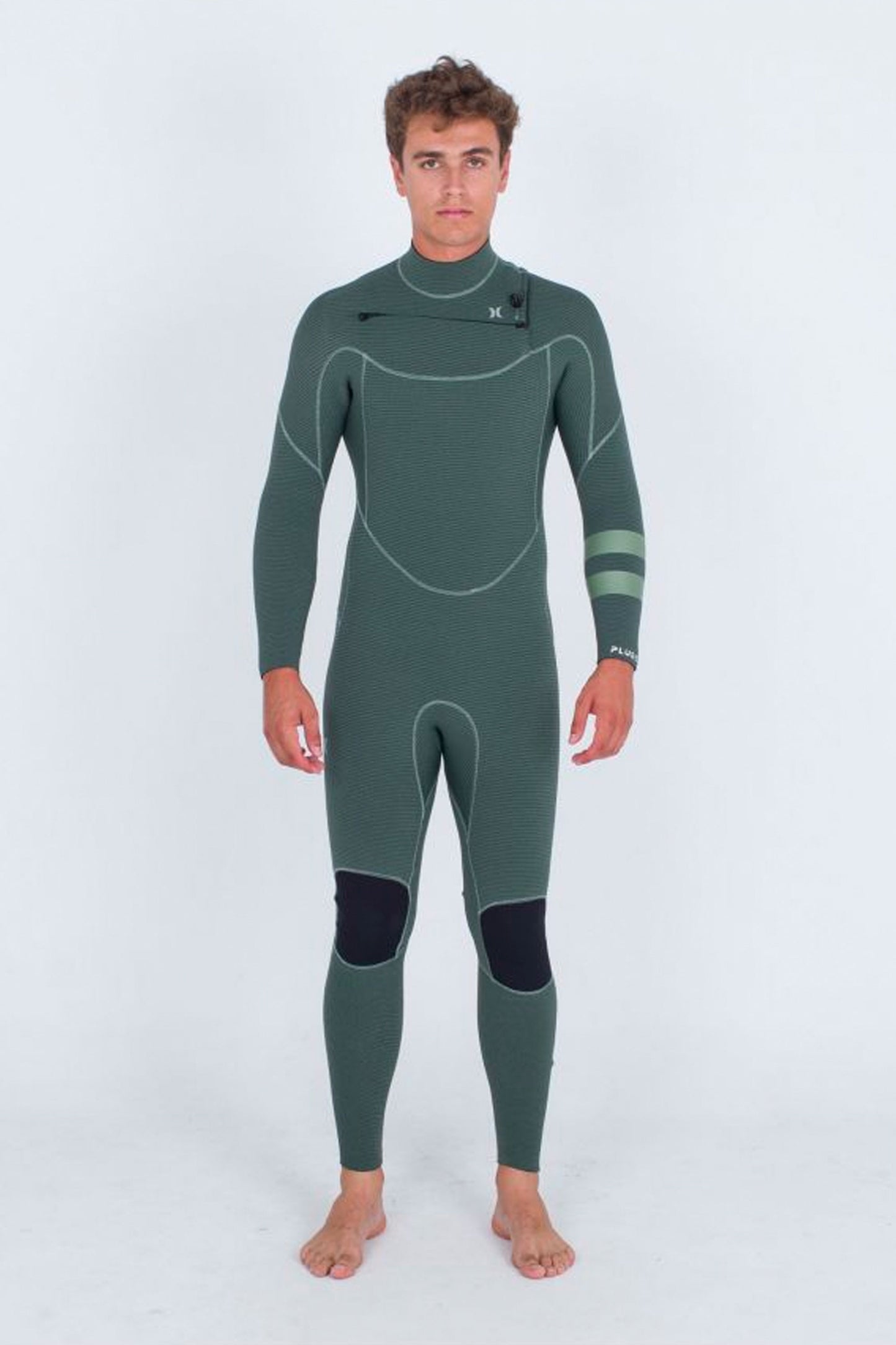 HURLEY PLUS 4/3MM Chest zip BLACK/PETINA MAN BLACK_PETINA M