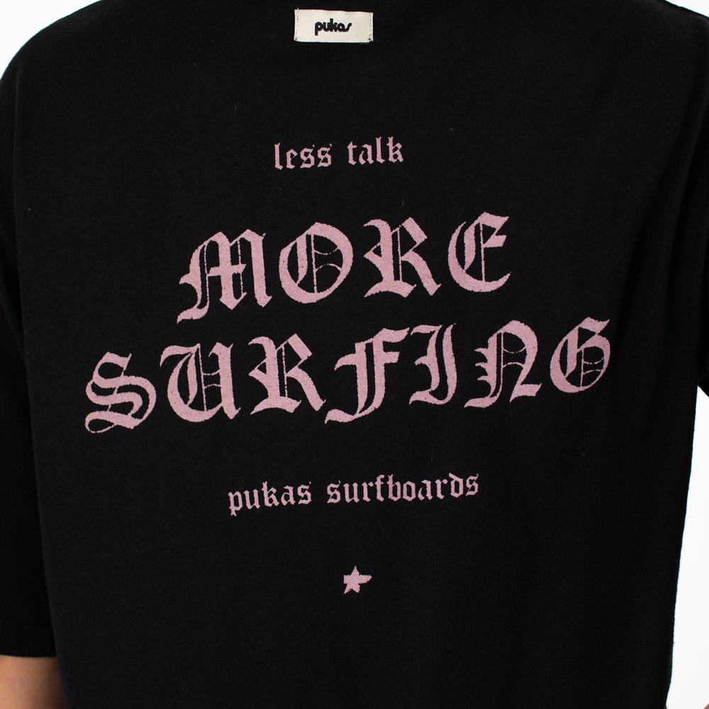 
                      
                        Pukas-Surf-Shop-more-surfing-tee-black
                      
                    