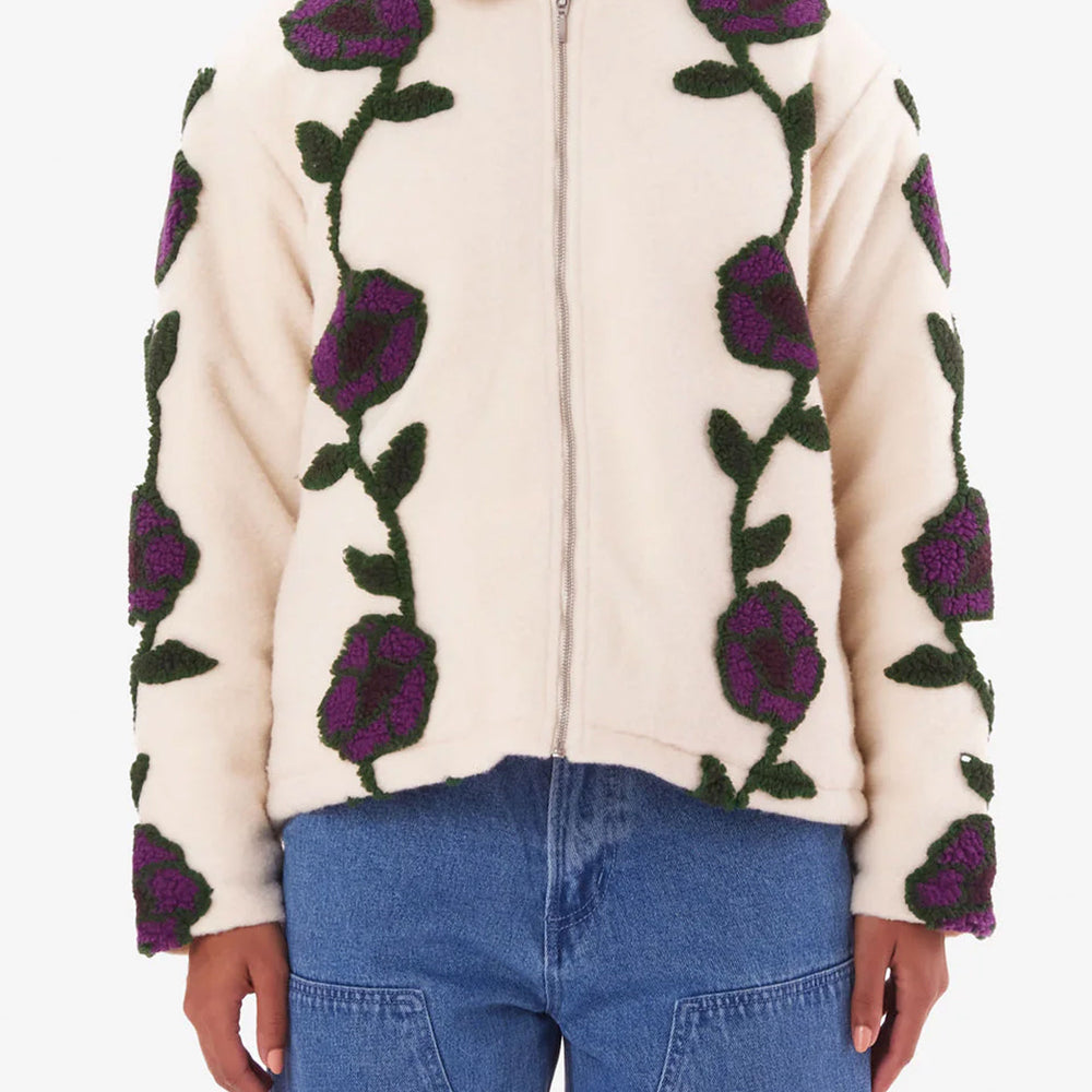 OBEY - FIELDS JACQUARD SHERPA JACKET