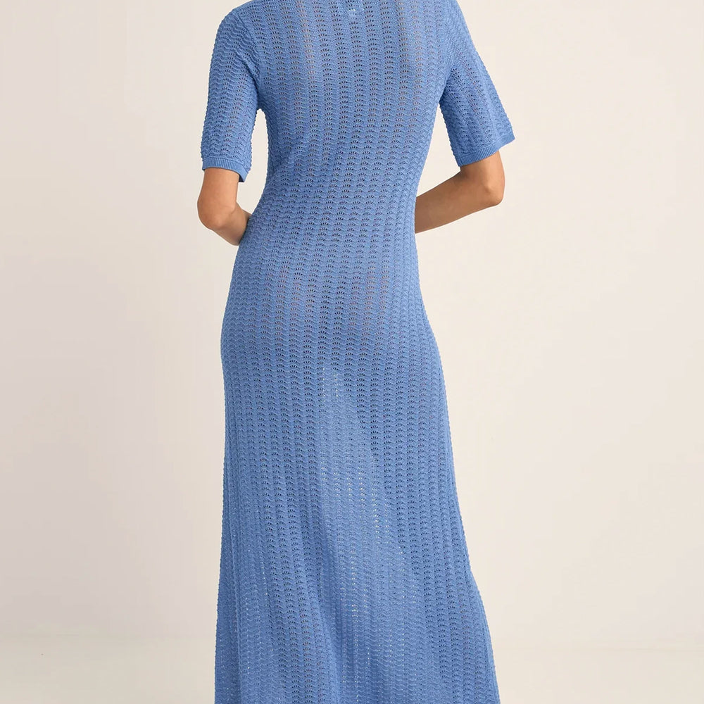 RHYTHM - GEORGIA SHORT SLEEVE KNIT MAXI DRESS